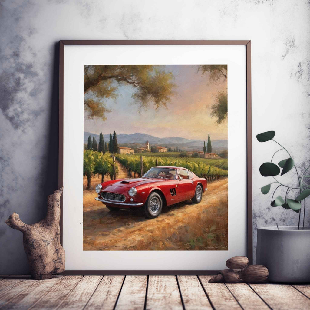 1963 Italian GT Berlinetta - Tuscany Edition | Poster Canvas - AquilVision
