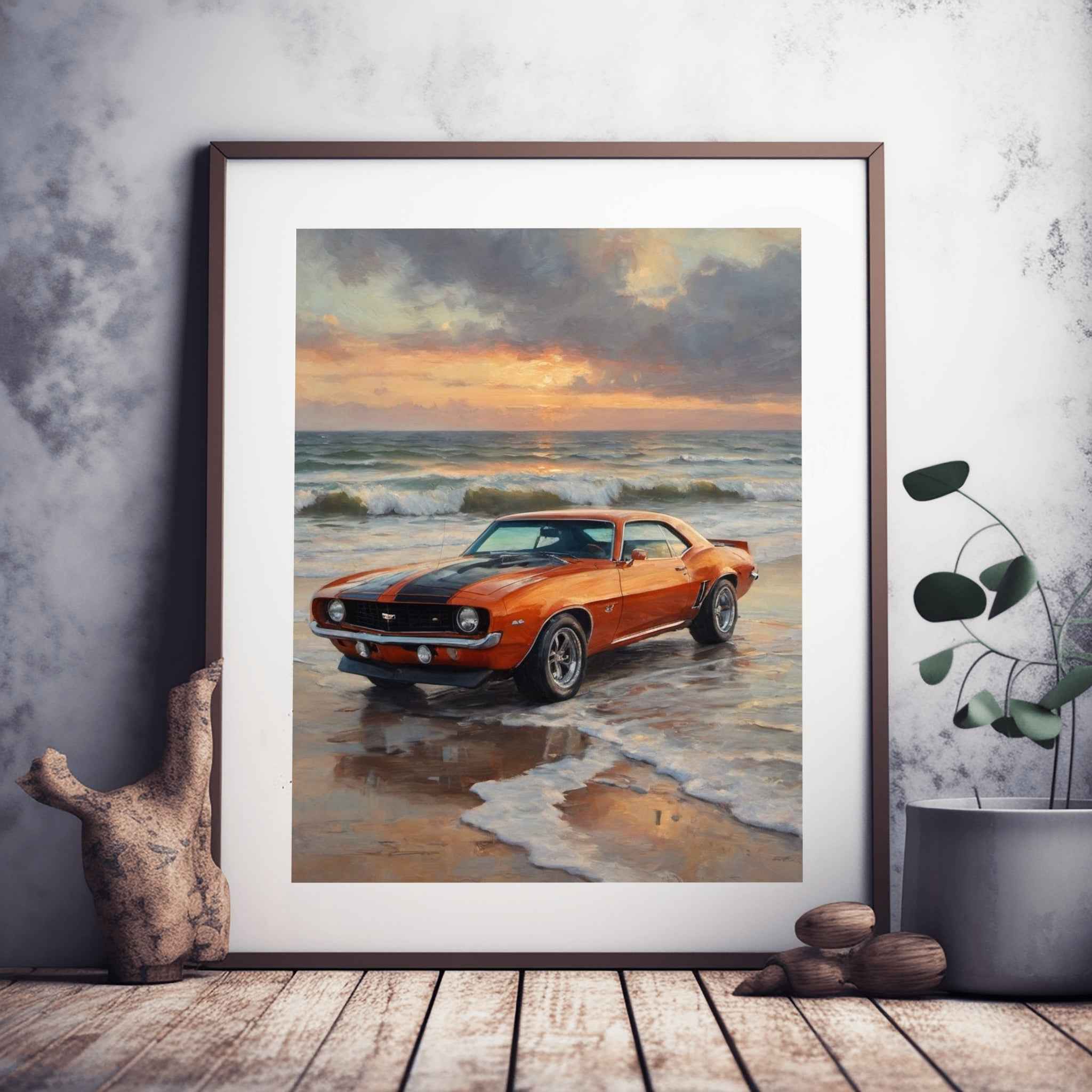1969 Z28 Power Edition - Coastal Edition | Poster Canvas - AquilVision