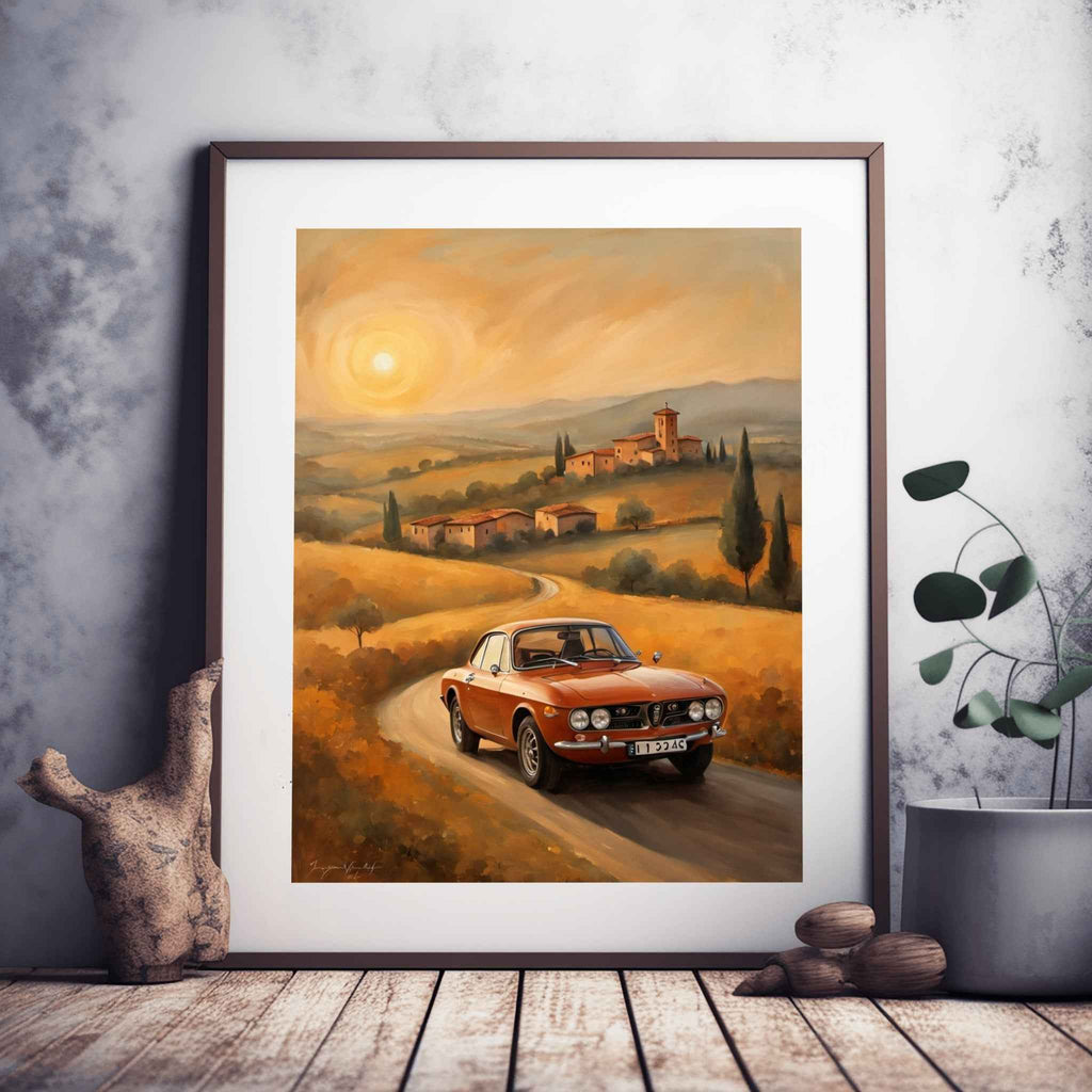 1972 Lancia Rally Warrior - Tuscany Edition | Poster Canvas