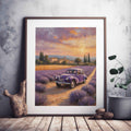 1952 French Economy Pioneer - Lavender Edition | Poster Canvas - AquilVision