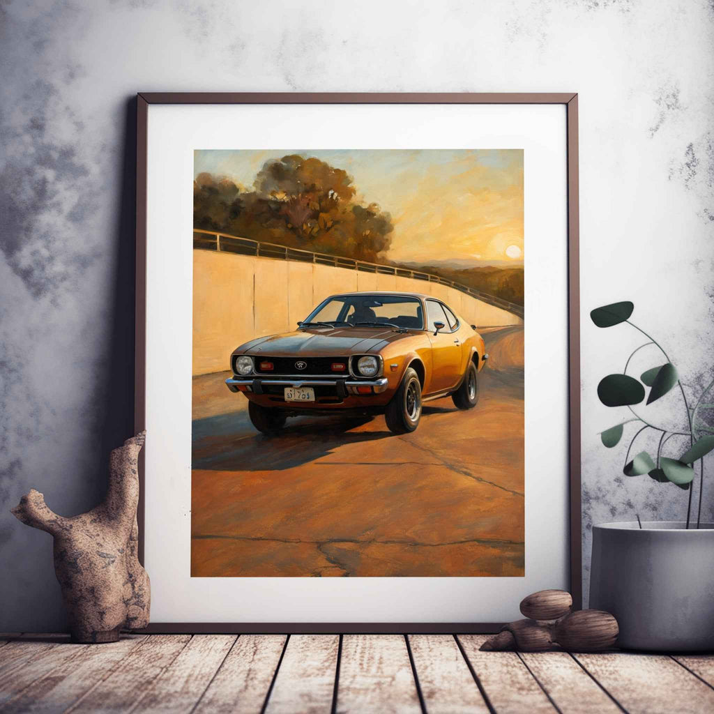 1974 Japanese GT Pioneer - Racetrack Edition | Poster Canvas - AquilVision