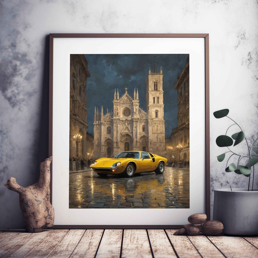 1971 Italian Wedge - Milano Edition | Poster Canvas