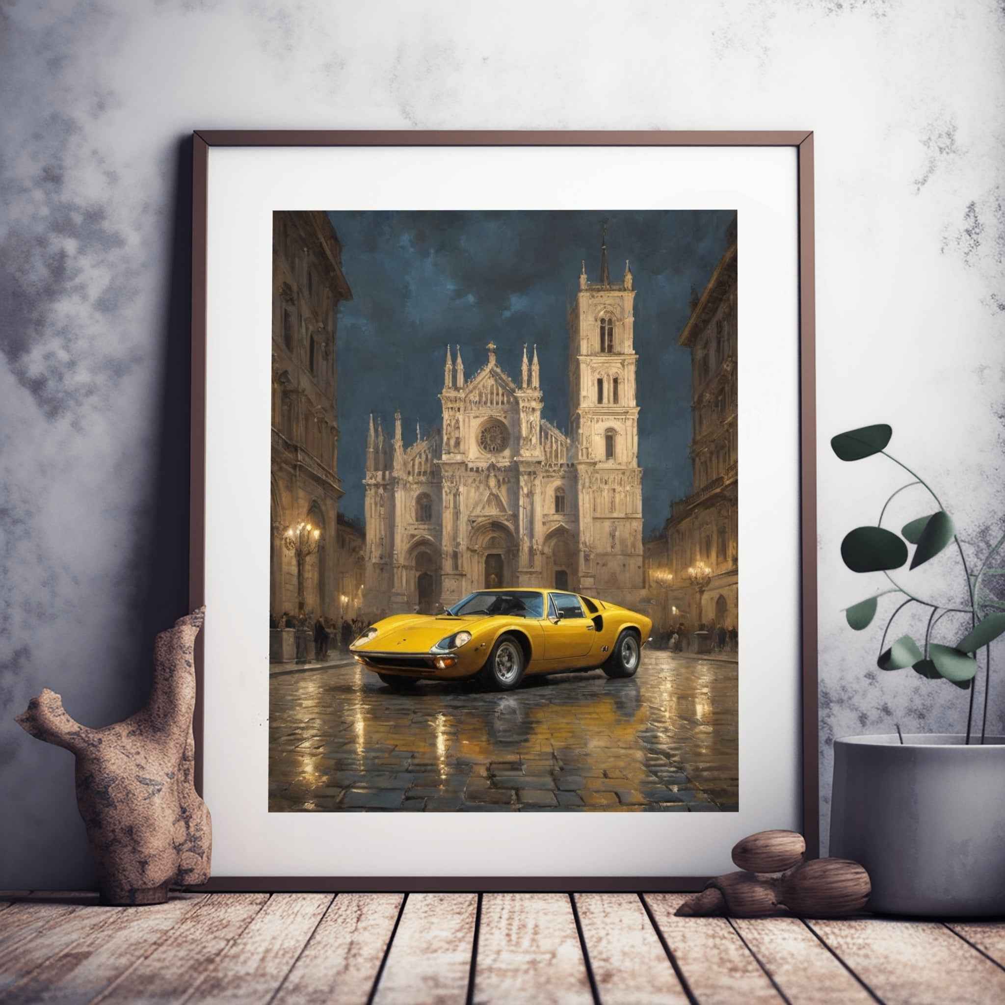 1971 Italian Wedge - Milano Edition | Poster Canvas