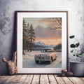1960 Swedish Rally Legend - Lake Edition | Poster Canvas - AquilVision