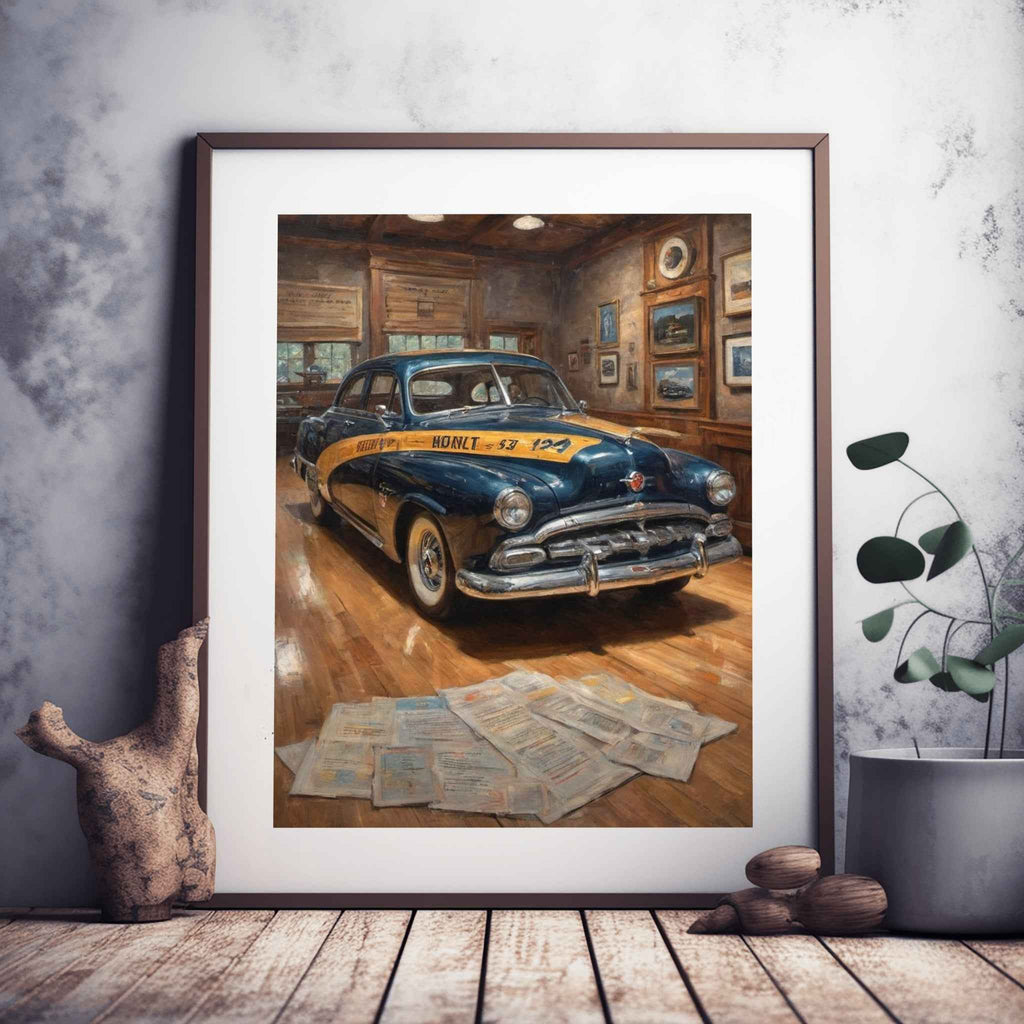 1953 StepDown Racing Legend - Museum Edition | Poster Canvas