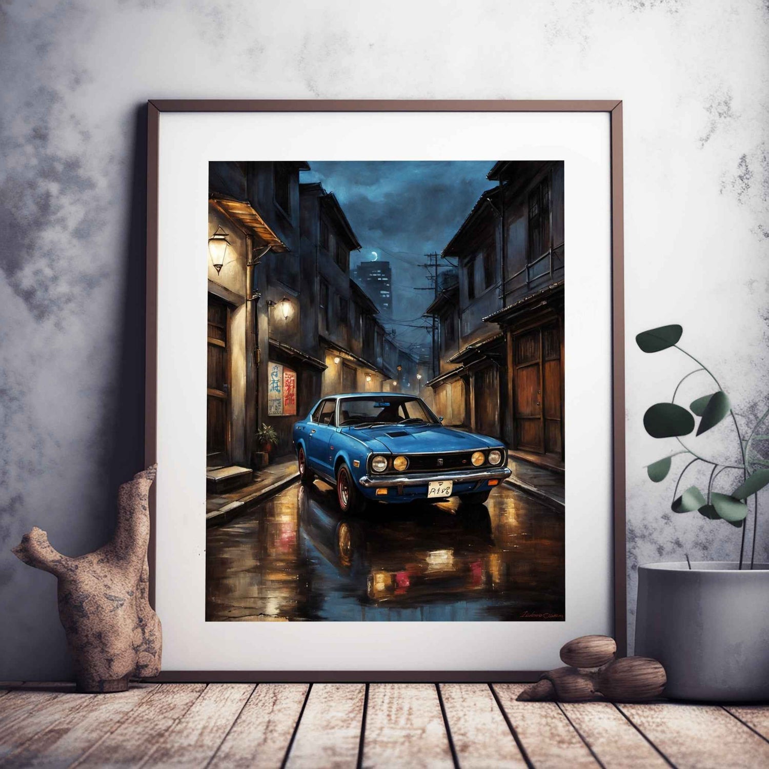 1971 Hakosuka GT-R Legend - Street Edition | Poster Canvas