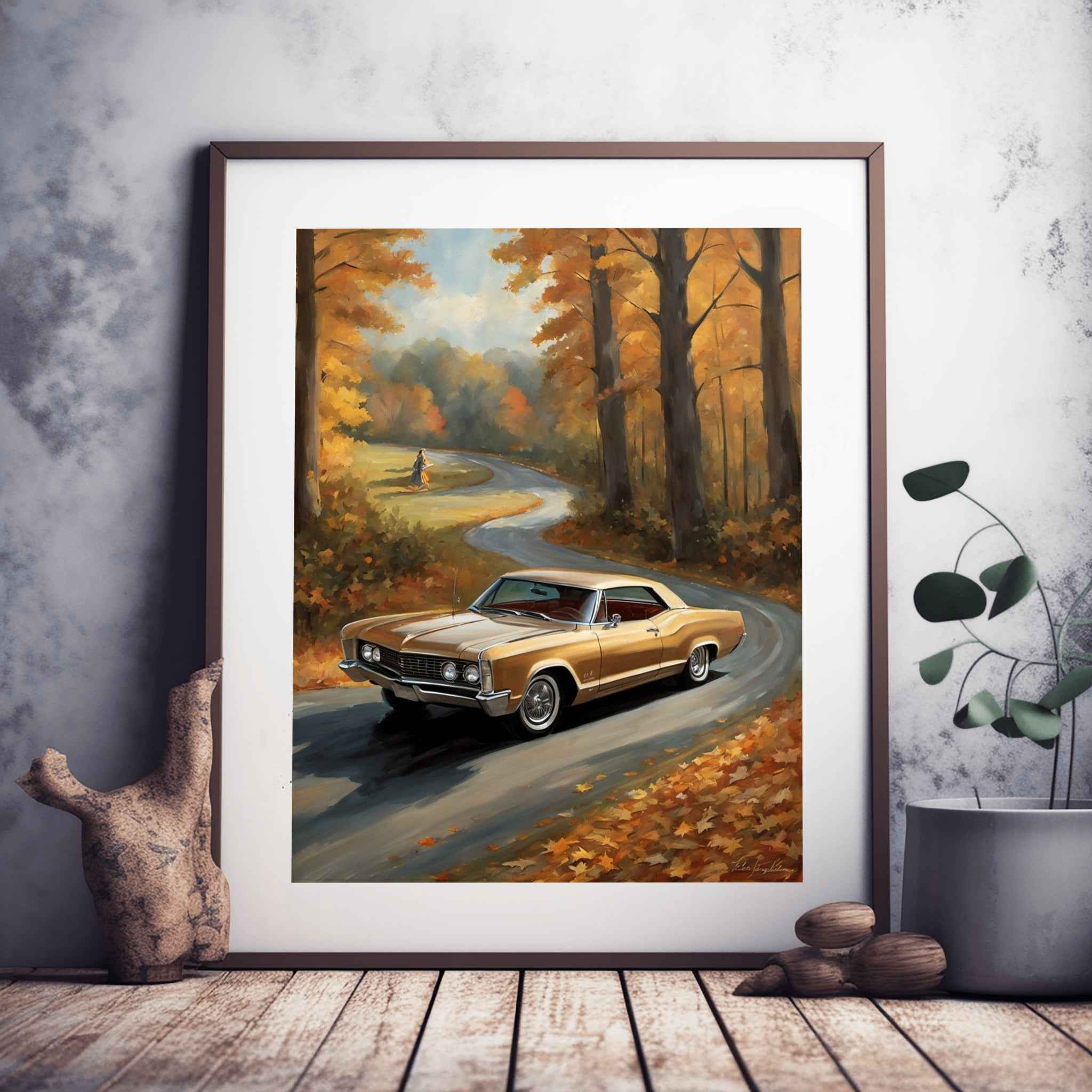 1965 Riviera Gran Sport - Forest Edition | Poster Canvas