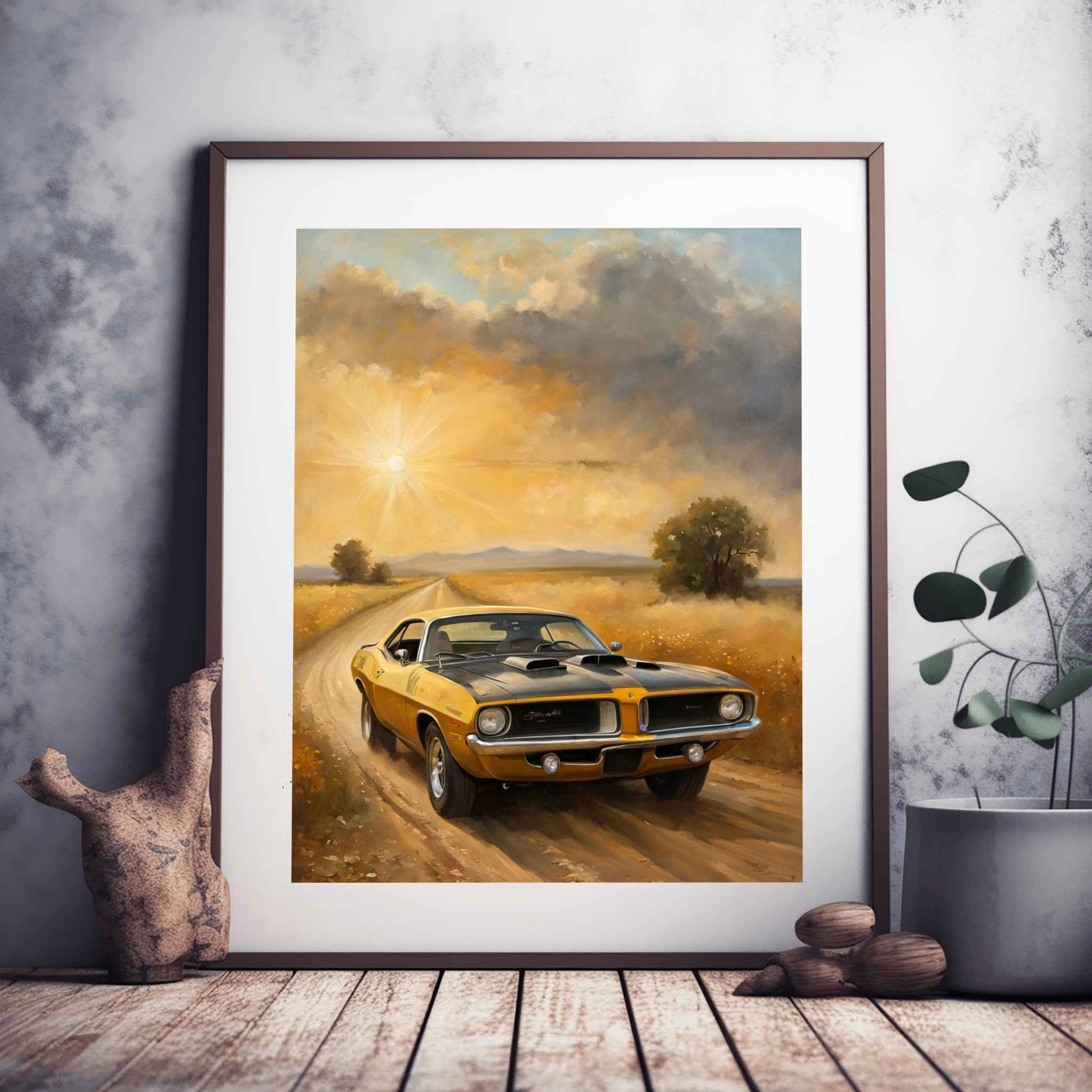 1970 Cuda High-Impact Era - Country Edition | Poster Canvas