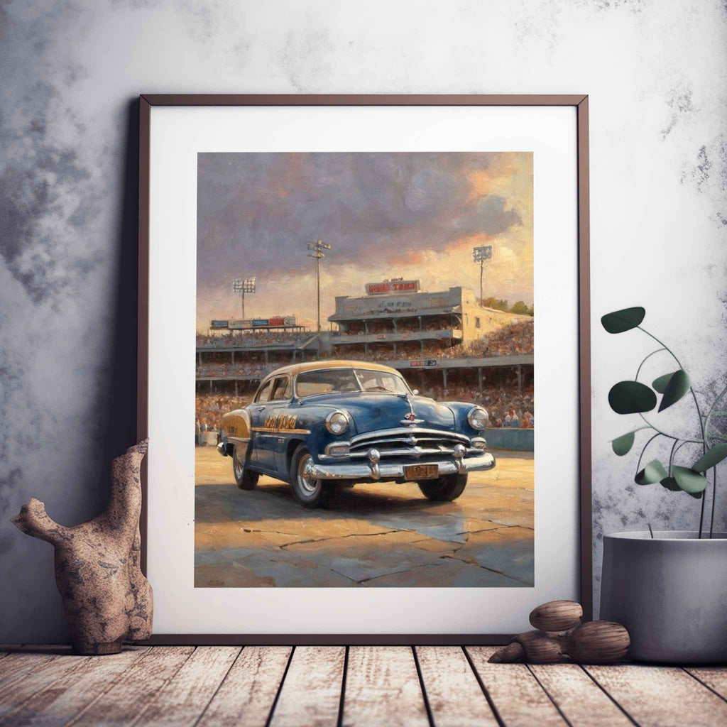 1953 StepDown Racing Legend - Sunset Edition | Poster Canvas - AquilVision