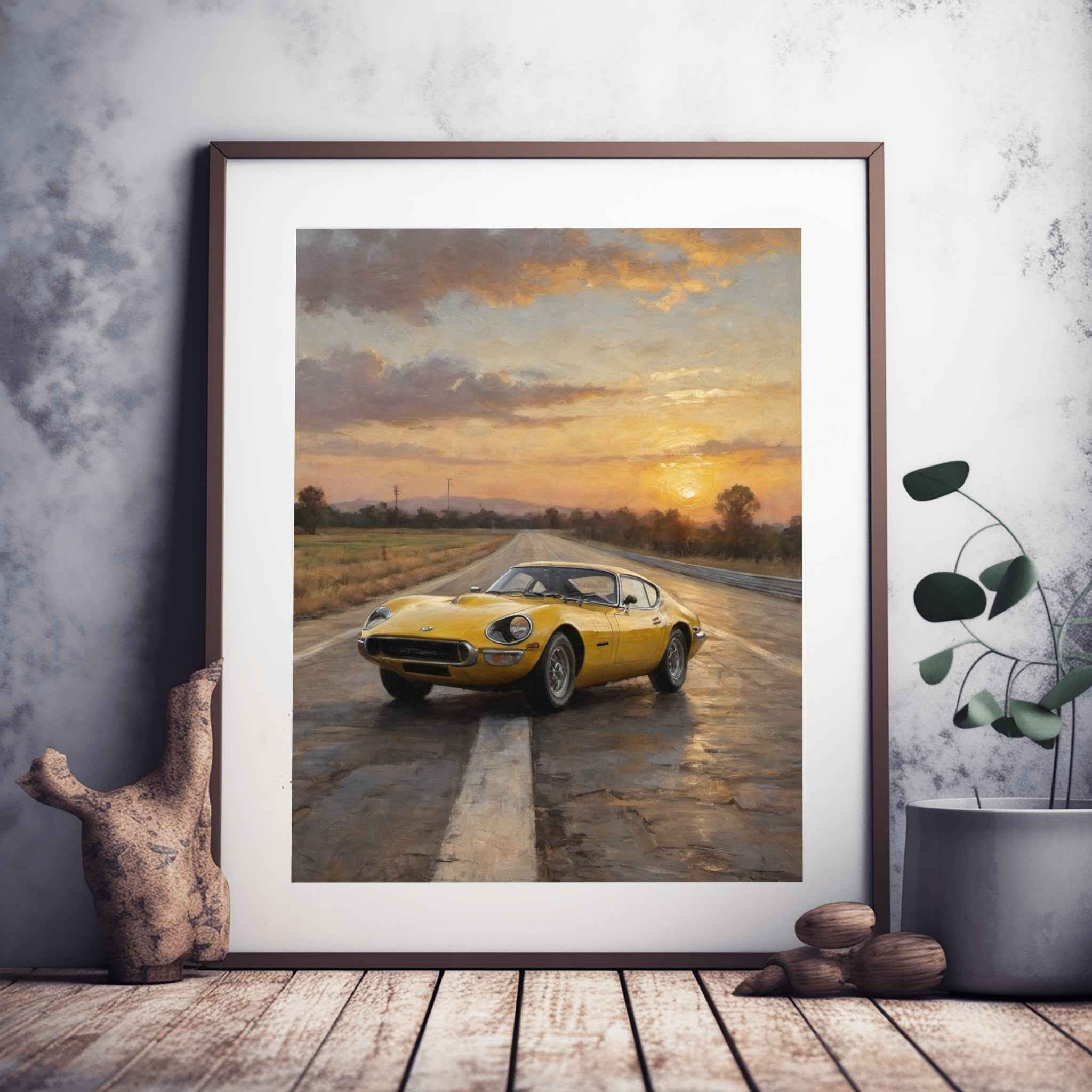 1968 Japanese GT Legend - Racetrack Edition | Poster Canvas