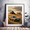 1969 RT Charger Power - Barn Edition | Poster Canvas - AquilVision