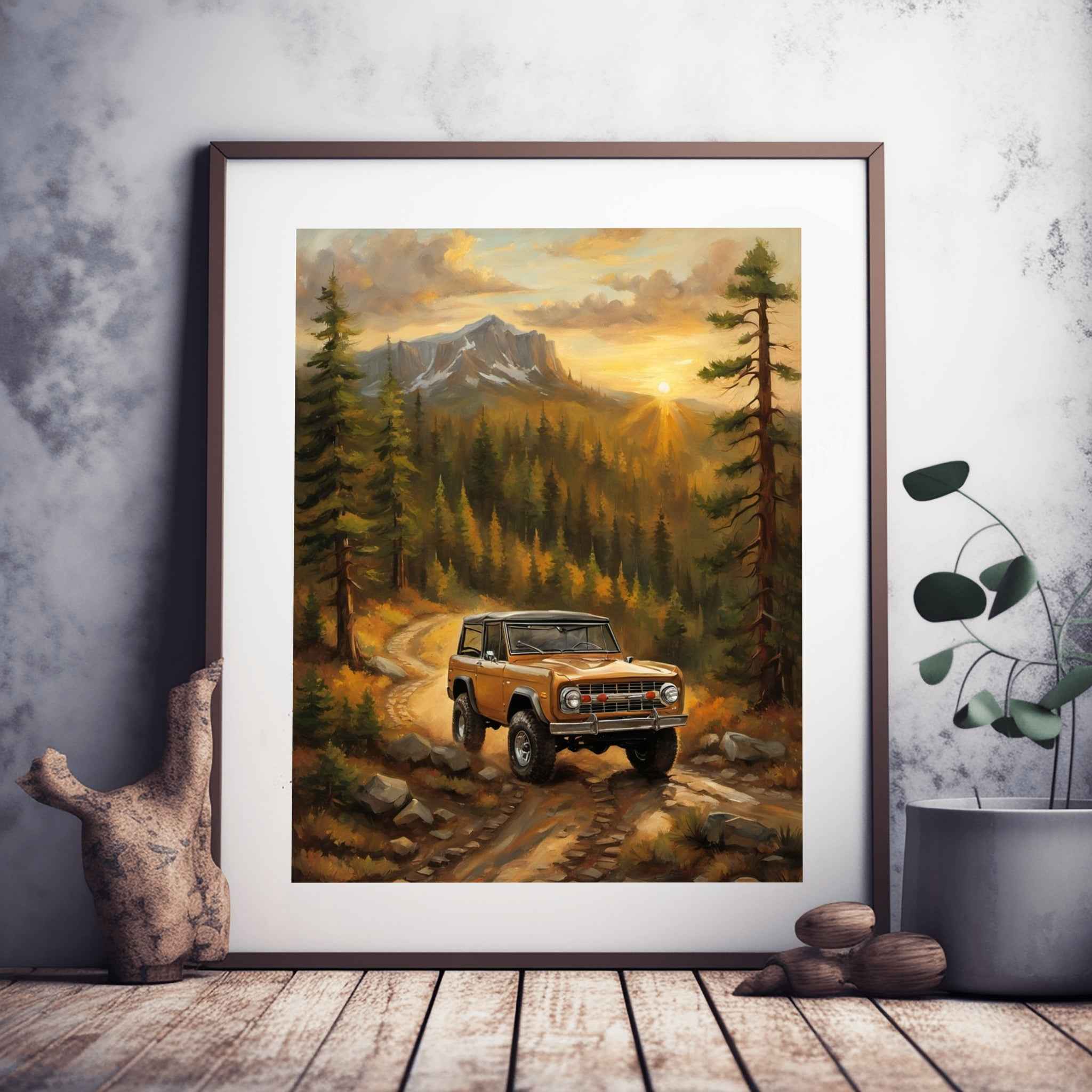 1973 FirstGen Bronco Spirit - Mountain Edition | Poster Canvas
