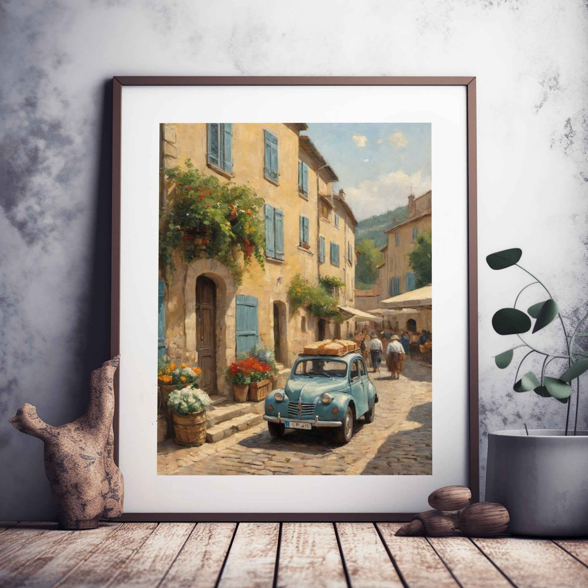 1952 French Economy Pioneer - Town Edition | Poster Canvas - AquilVision