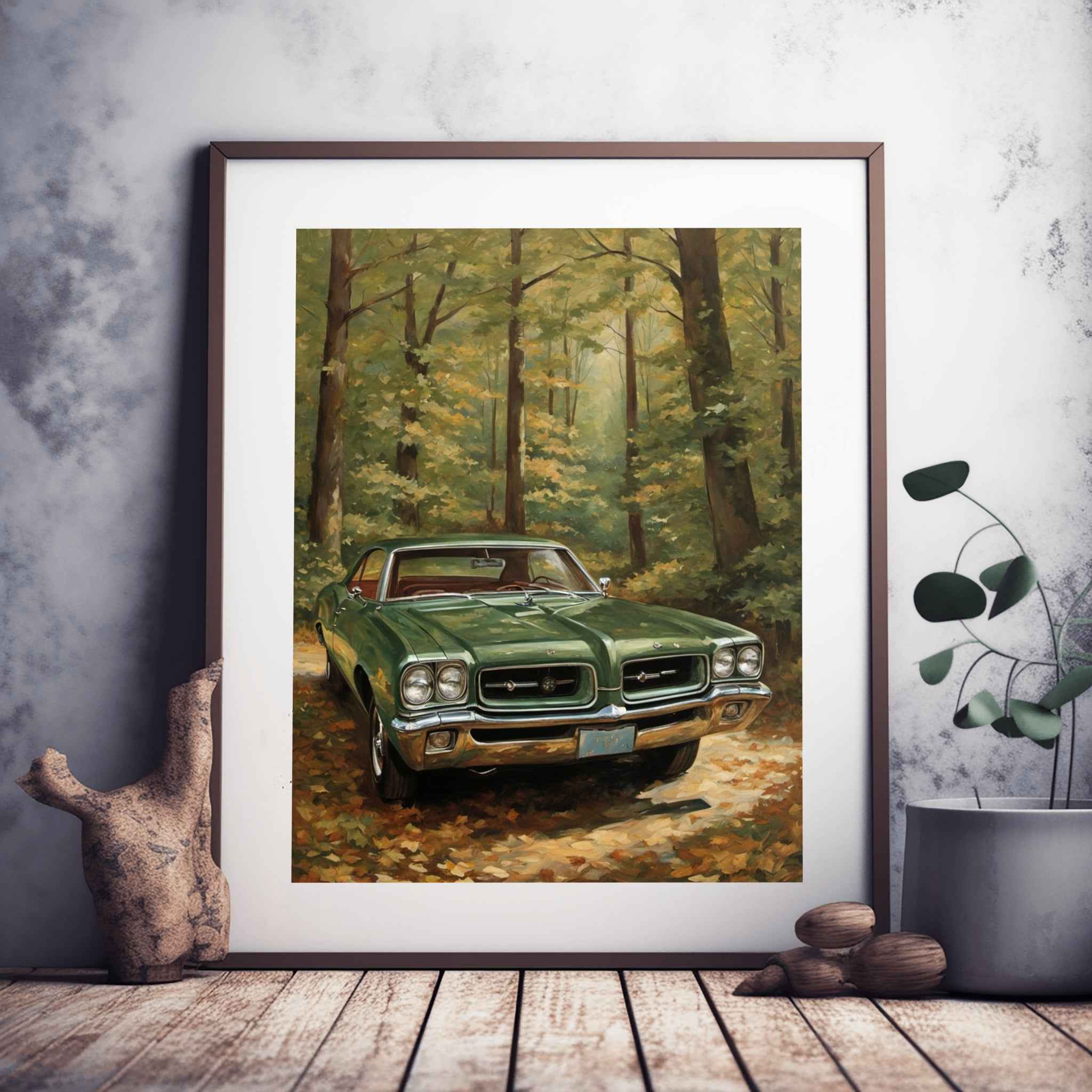 1964 GTO Muscle Pioneer - Forest Edition | Poster Canvas