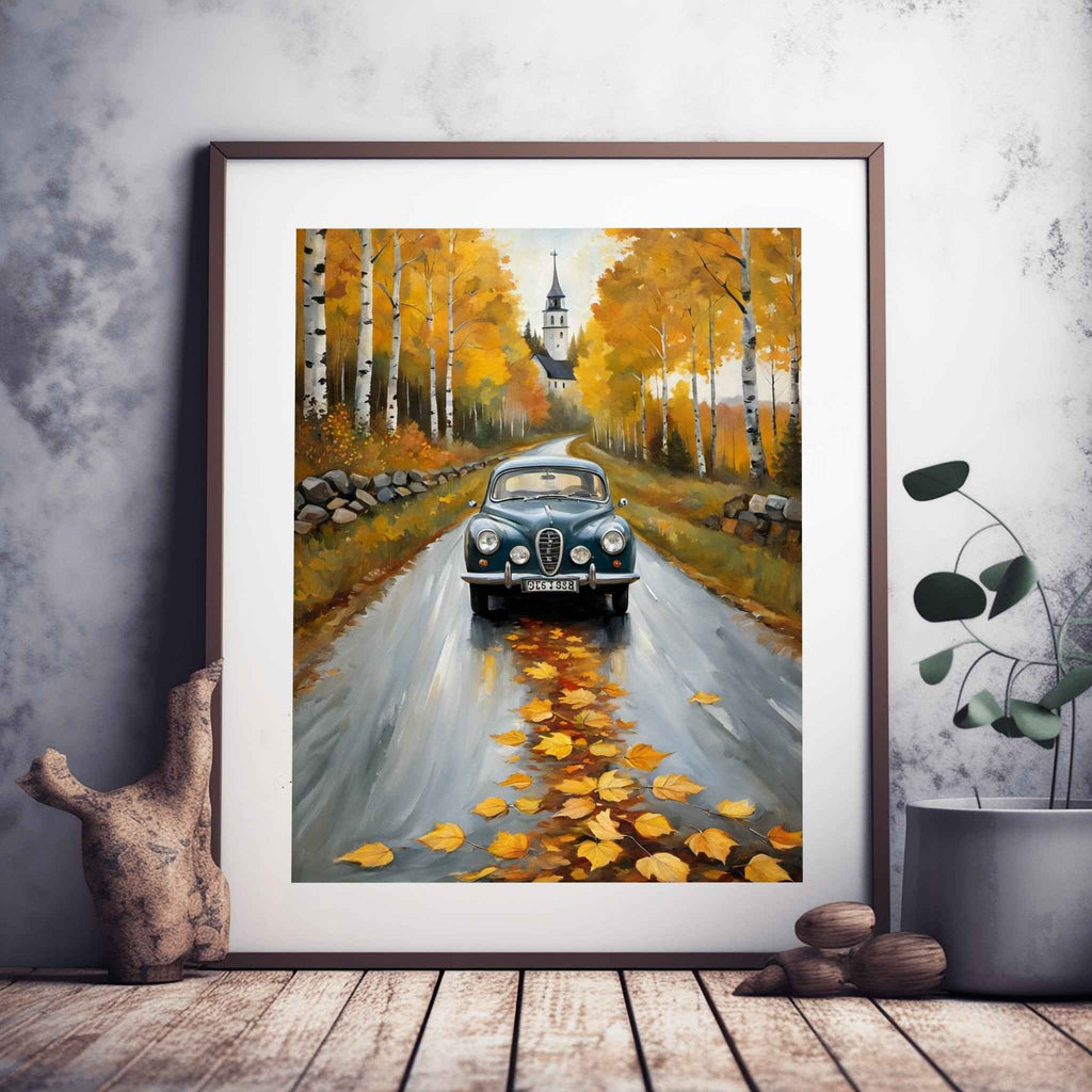 1960 Swedish Rally Legend - Forest Edition | Poster Canvas - AquilVision