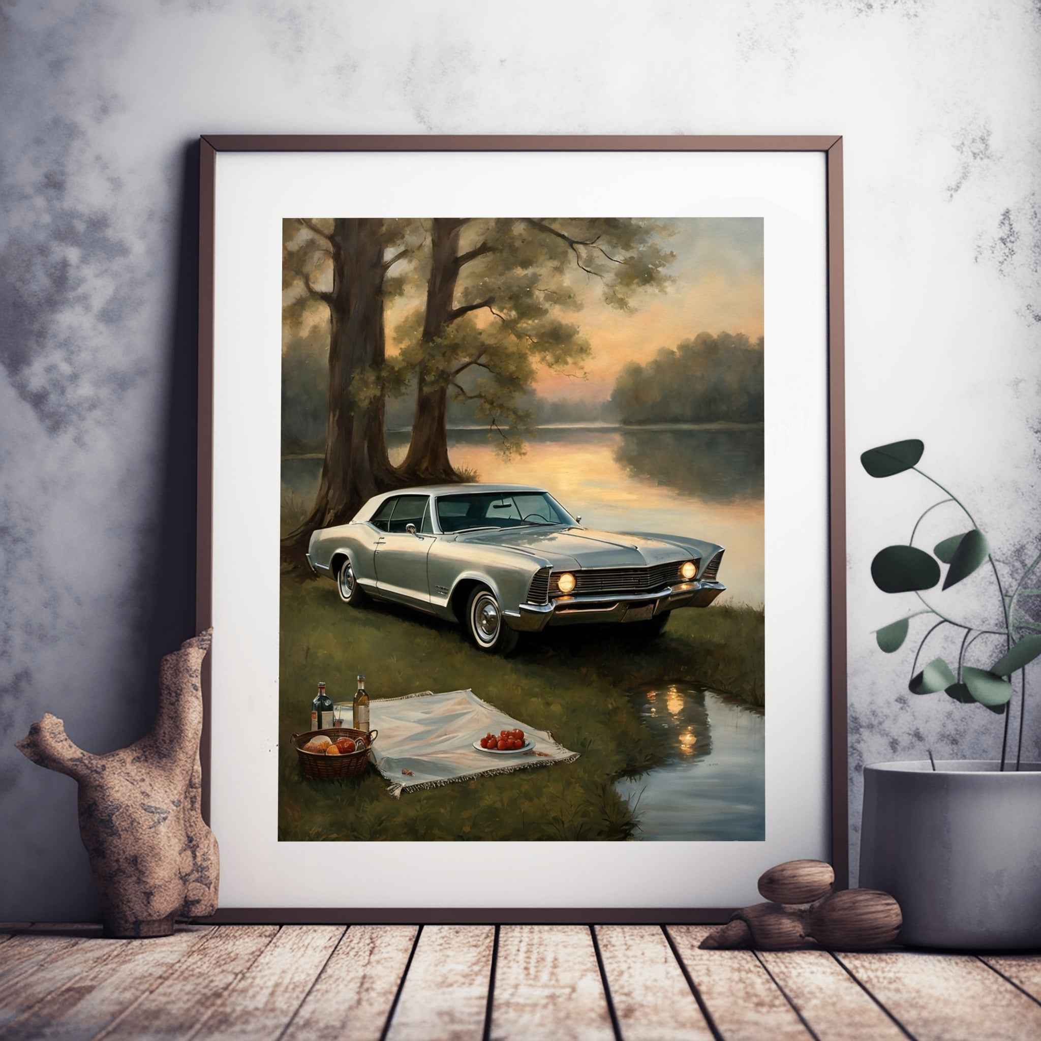1965 Riviera Gran Sport - Lake Edition | Poster Canvas