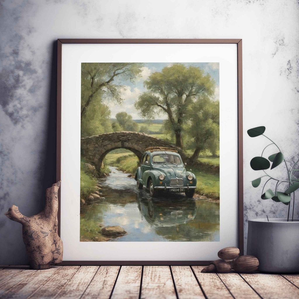 1952 French Economy Pioneer - Stone Bridge Edition | Poster Canvas - AquilVision