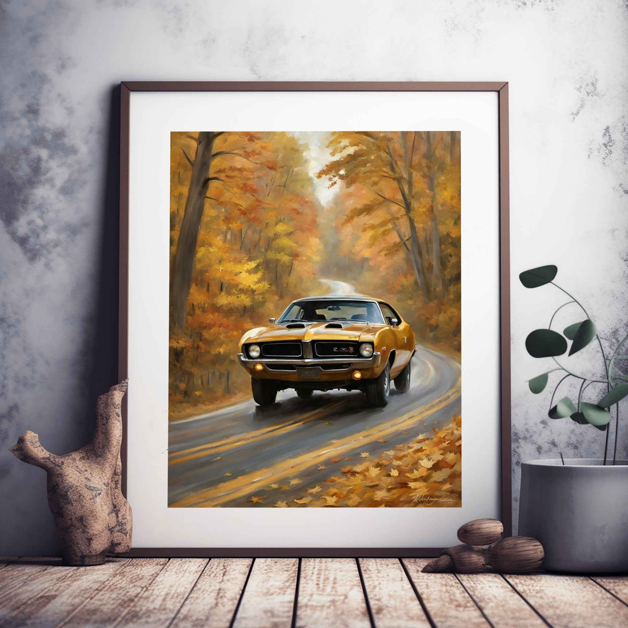 1968 AMC Javelin Spirit - Autumn Edition | Poster Canvas - AquilVision