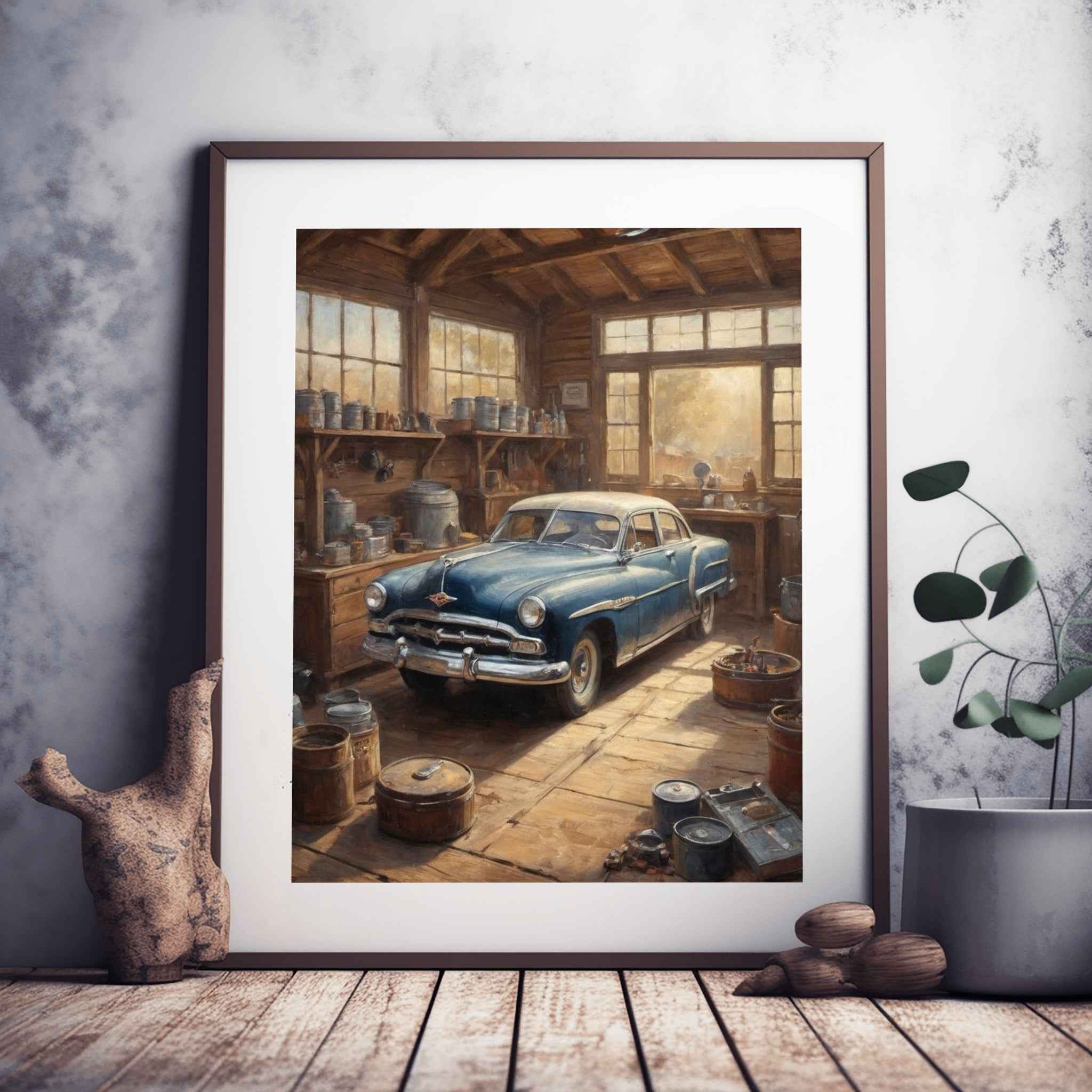 1953 StepDown Racing Legend - Garage Edition | Poster Canvas - AquilVision