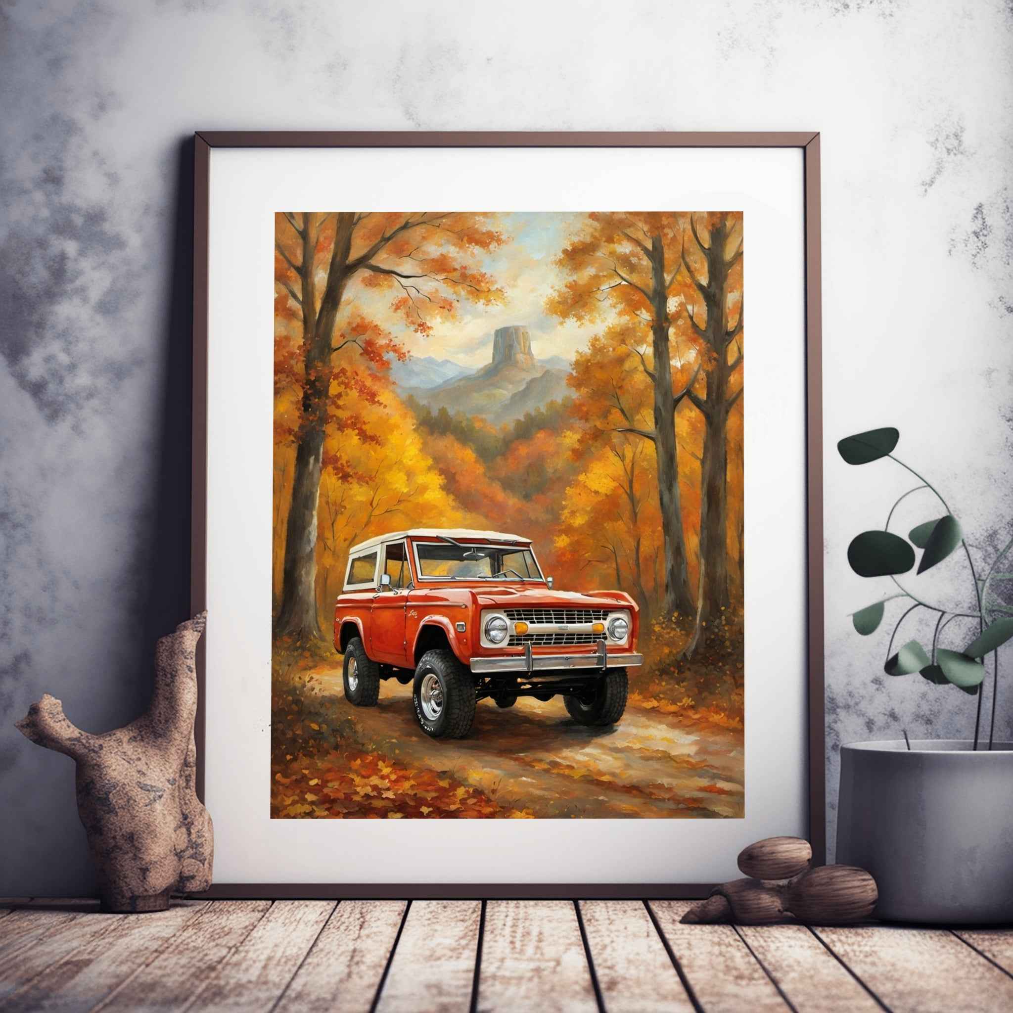 1973 FirstGen Bronco Spirit - Autumn Edition | Poster Canvas