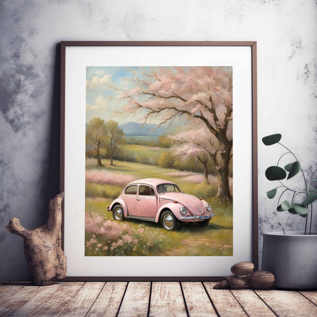 1967 Love Bug Classic - Spring Edition | Poster Canvas - AquilVision