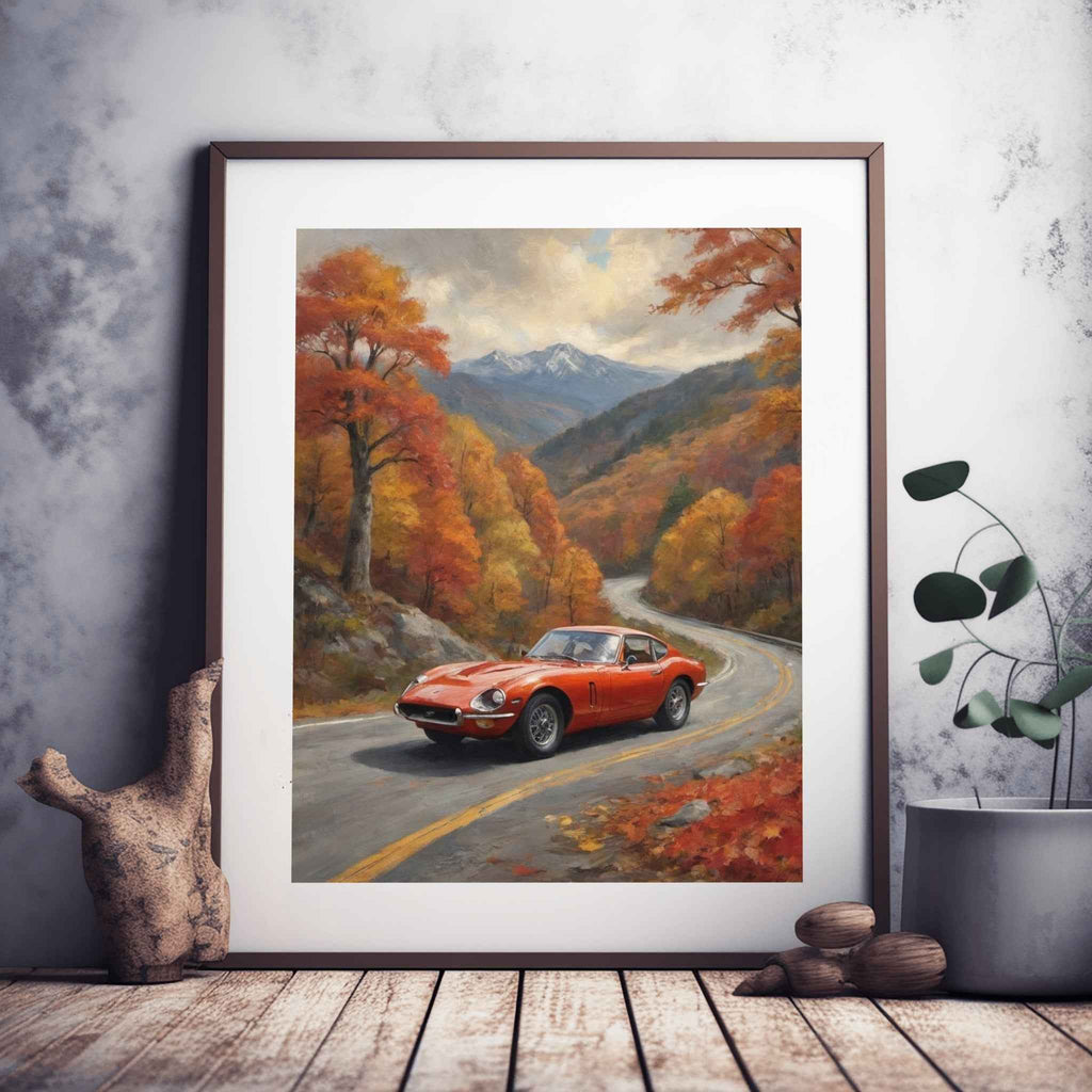 1968 Japanese GT Legend - Autumn Edition | Poster Canvas - AquilVision