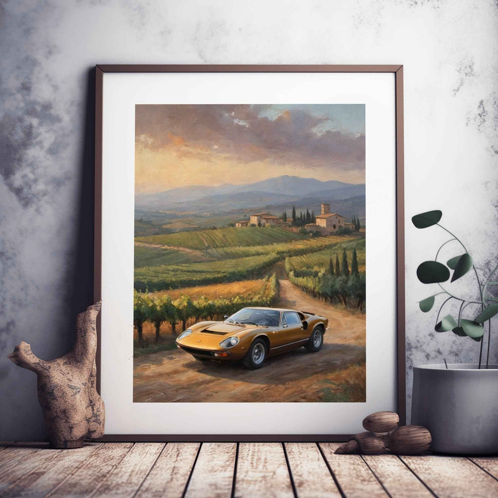 1971 Italian Wedge - Tuscany Edition | Poster Canvas