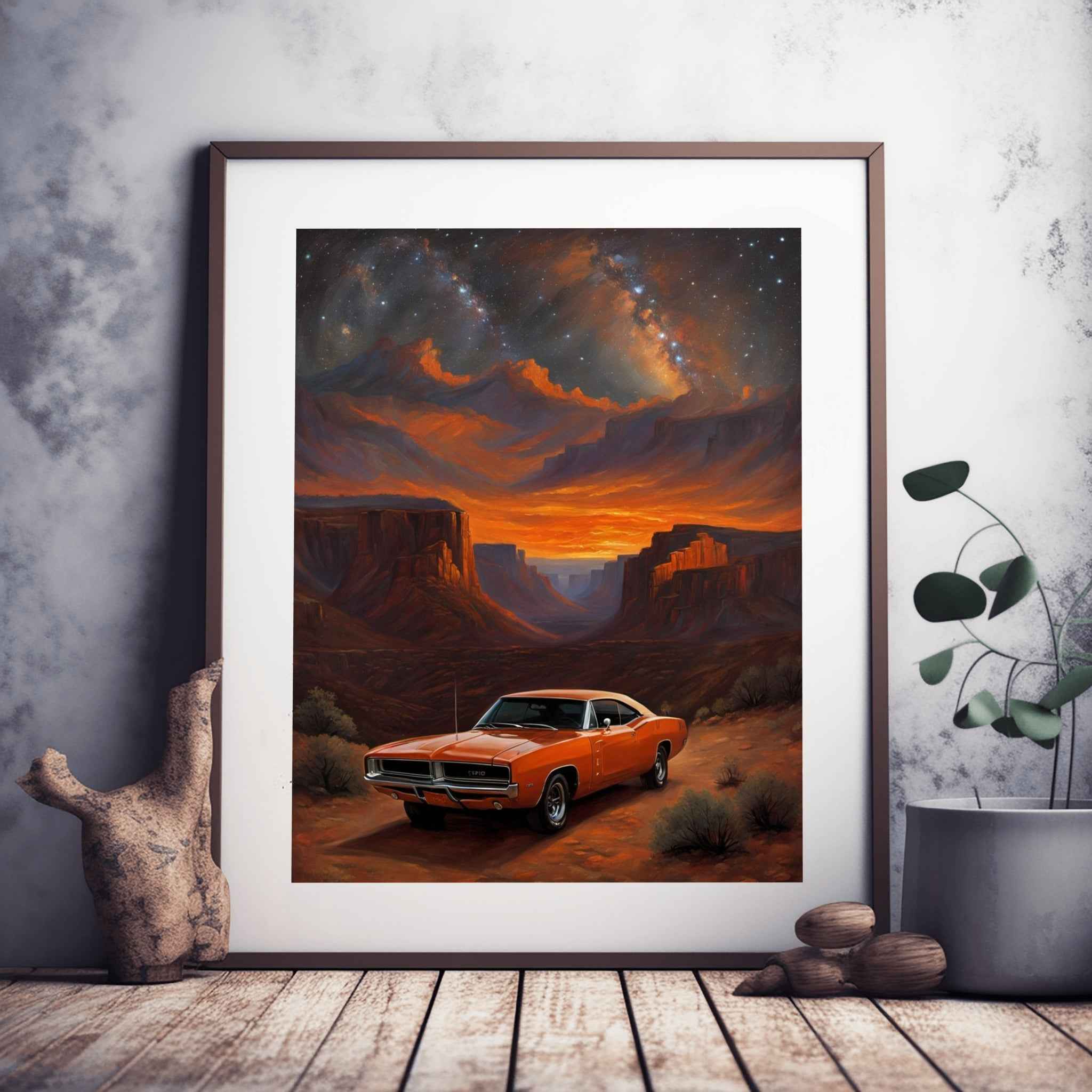 1969 R/T Charger Power - Canyon Edition | Poster Canvas