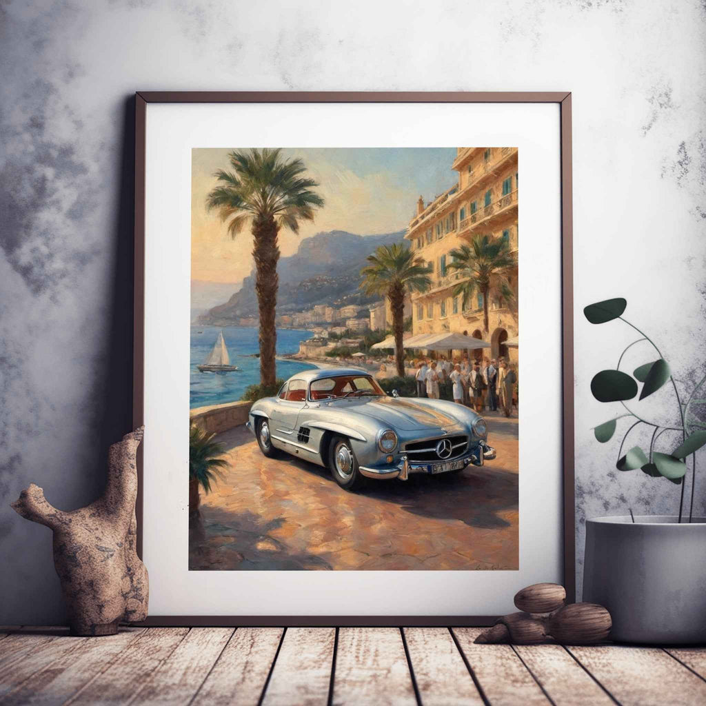 1955 German Gullwing Icon - Coastal Edition | Poster Canvas - AquilVision
