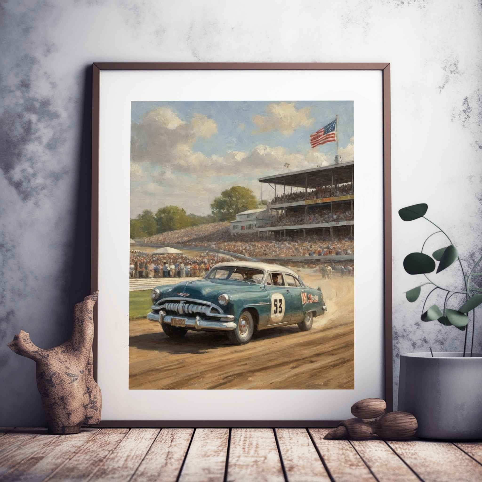 1953 StepDown Racing Legend - Race Car Edition | Poster Canvas