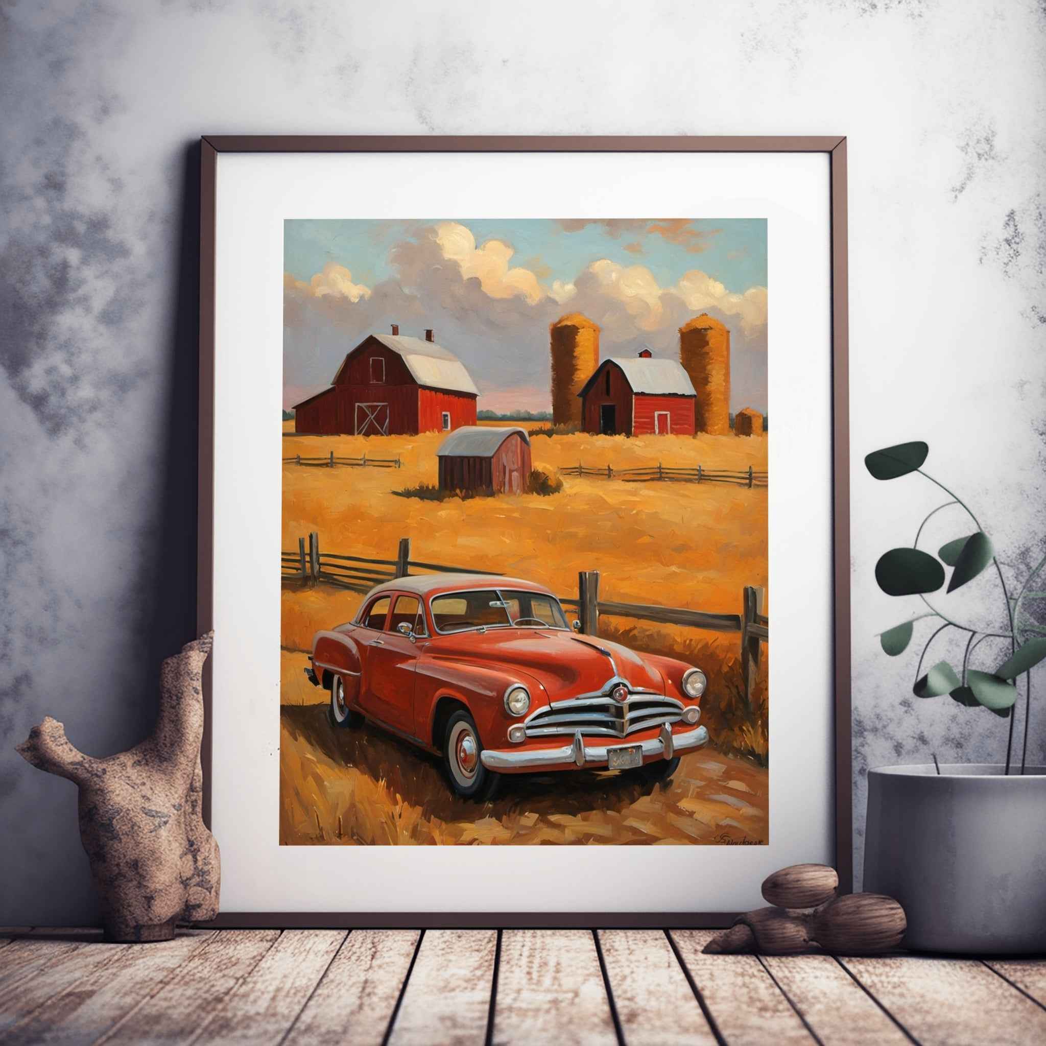1953 Starlight Coupe Revival - Barn Edition | Poster Canvas
