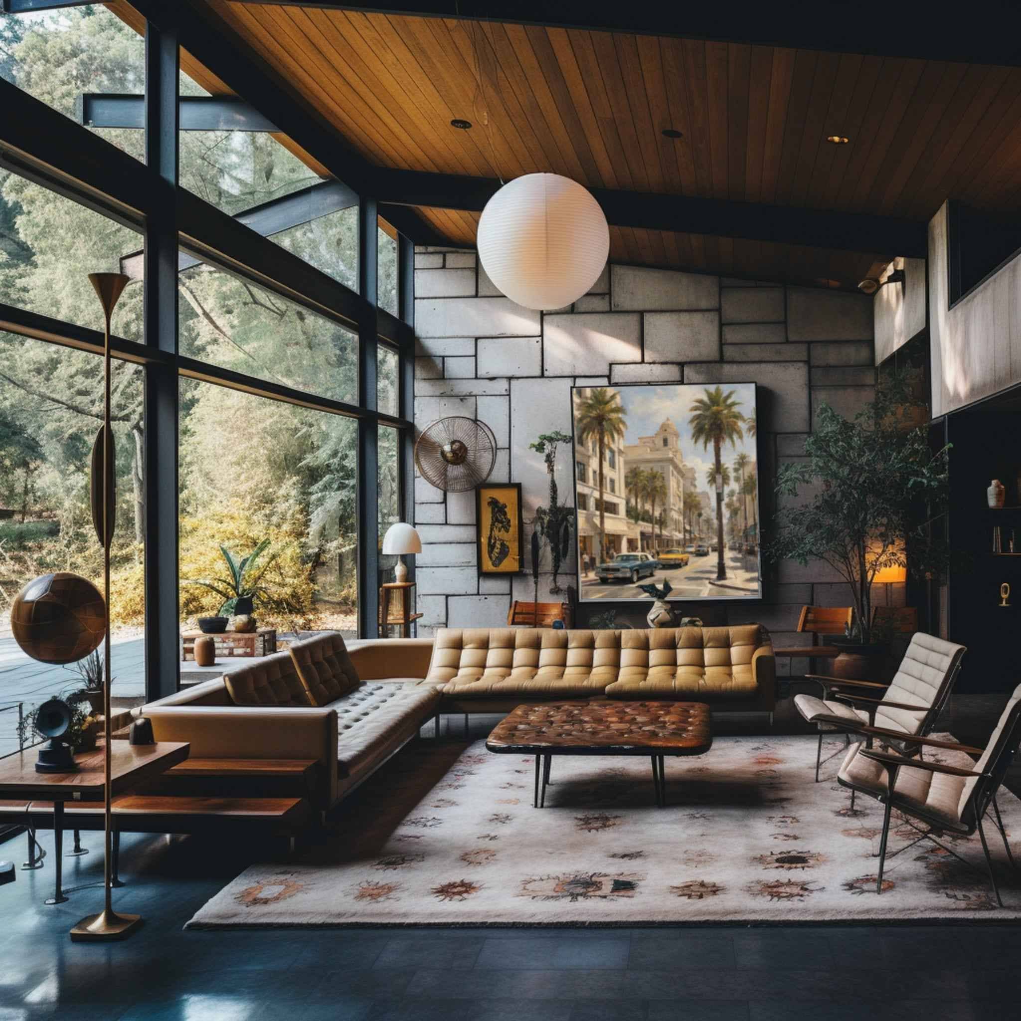 Rodeo Drive Poster Canvas Artwork - Los Angeles Collection