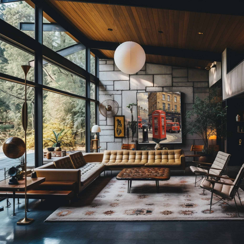 Red Telephone Box Poster Canvas Artwork - London Collection