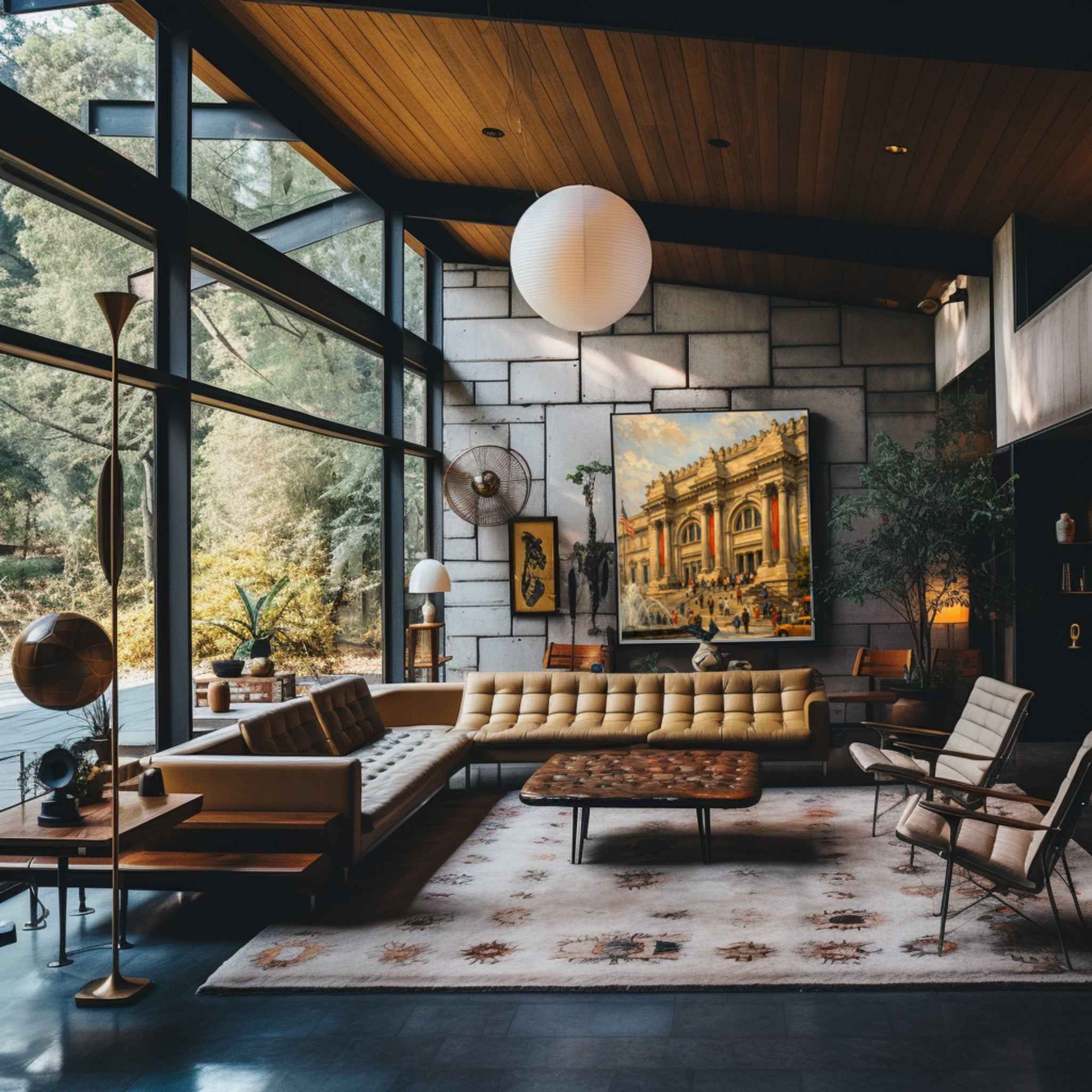 Metropolitan Museum Poster Canvas Artwork - New York Collection