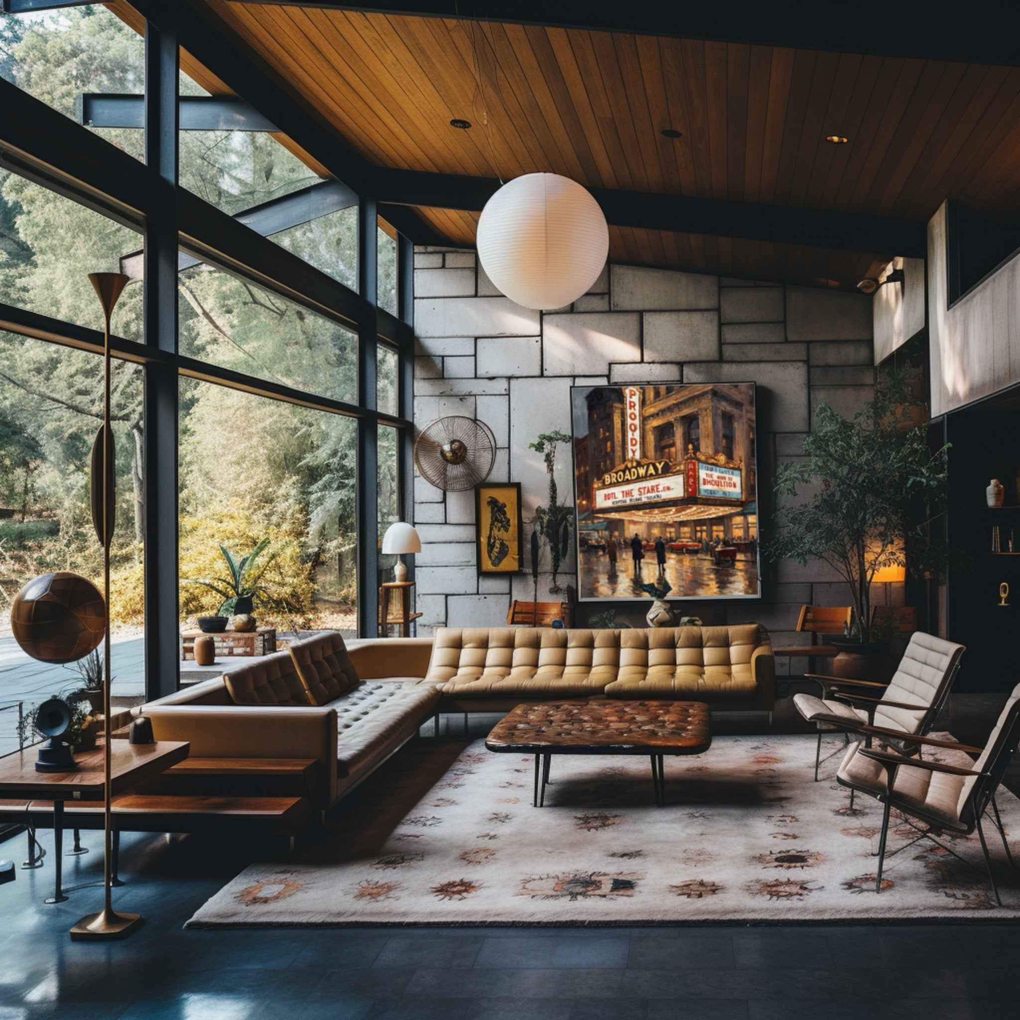 Broadway Poster Canvas Artwork - New York Collection