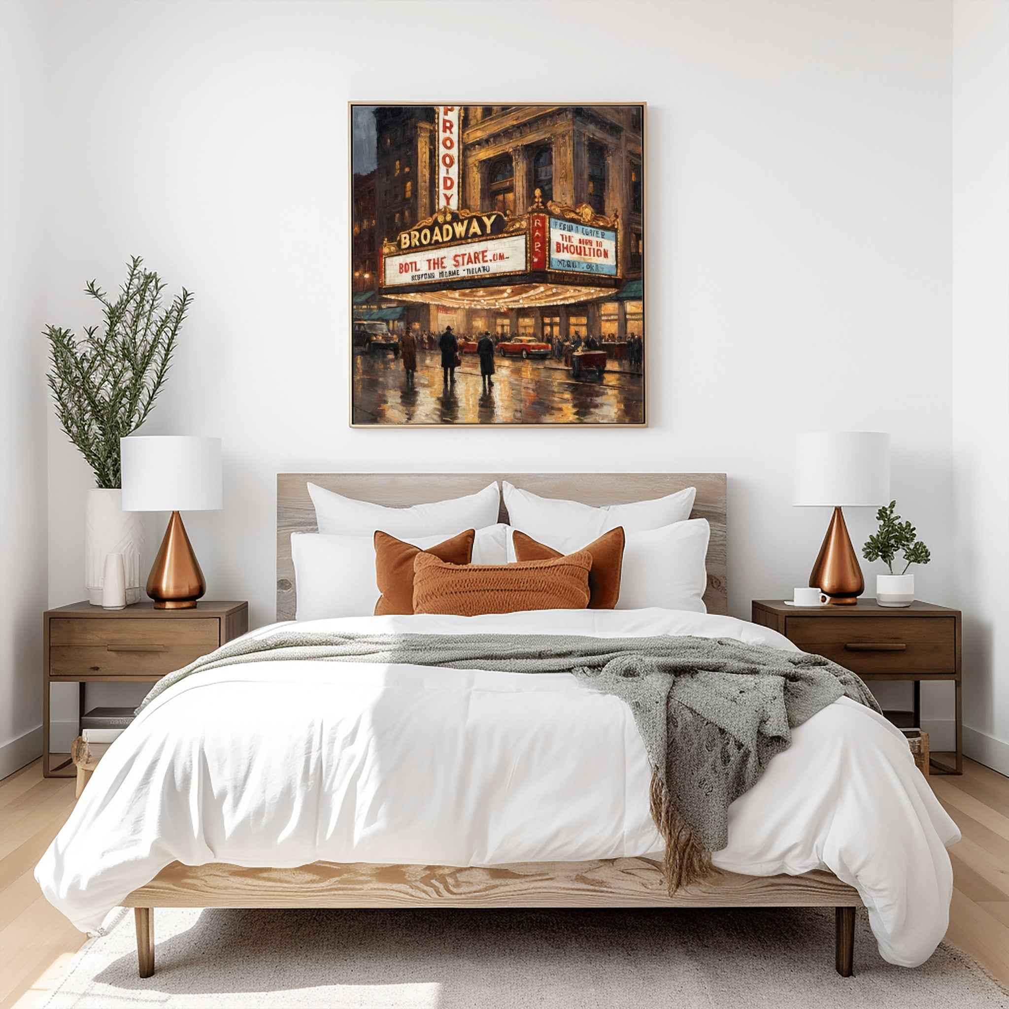 Broadway Poster Canvas Artwork - New York Collection