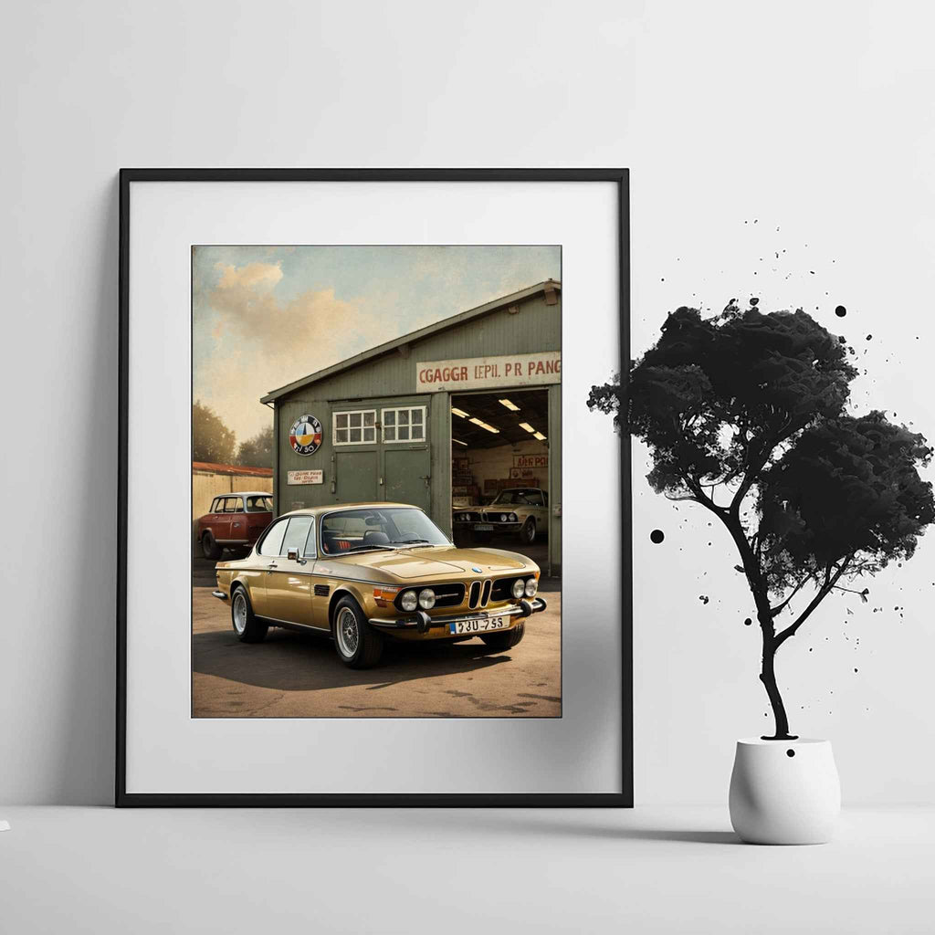 1973 Batmobile CSL Racer - Garage Edition | Poster Canvas - AquilVision