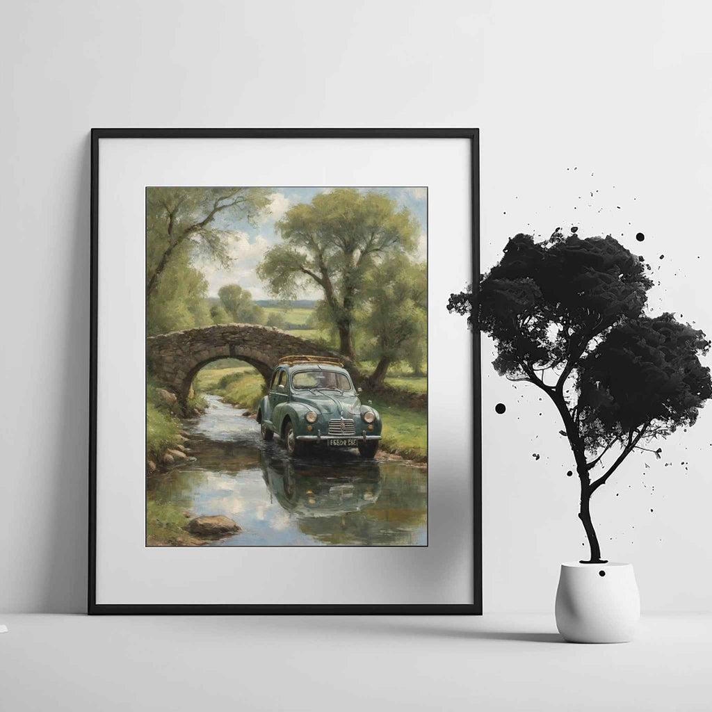 1952 French Economy Pioneer - Stone Bridge Edition | Poster Canvas - AquilVision