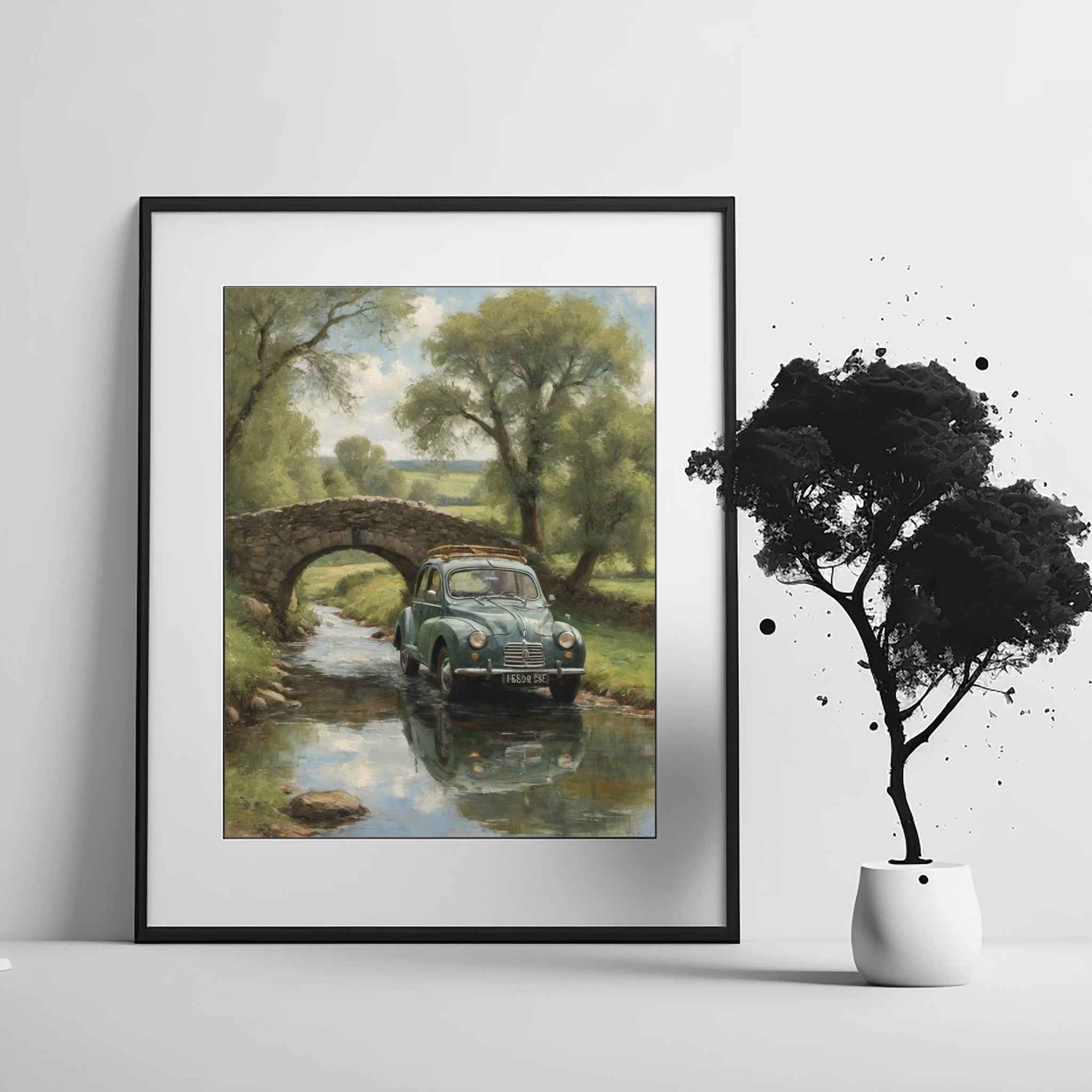 1952 French Economy Pioneer - Stone Bridge Edition | Poster Canvas - AquilVision