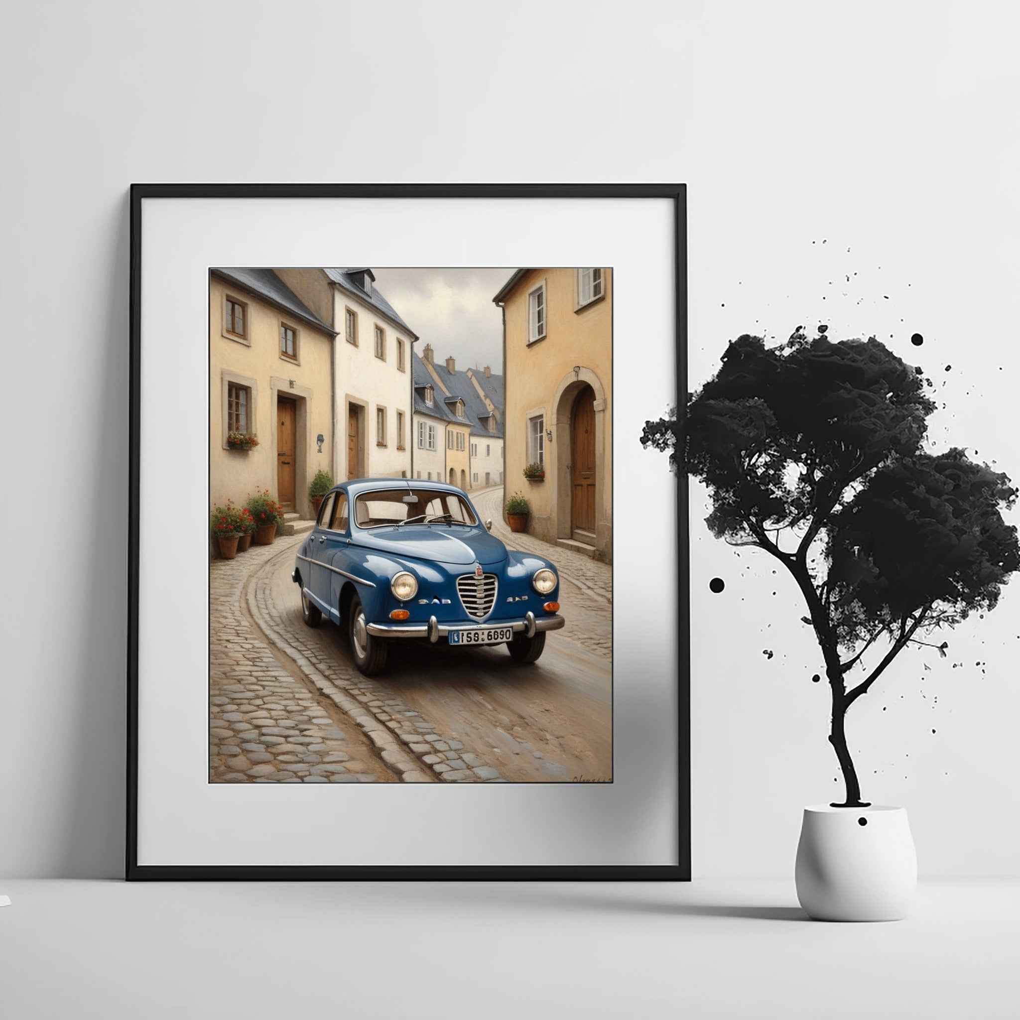 1960 Swedish Rally Legend - Town Edition | Poster Canvas - AquilVision