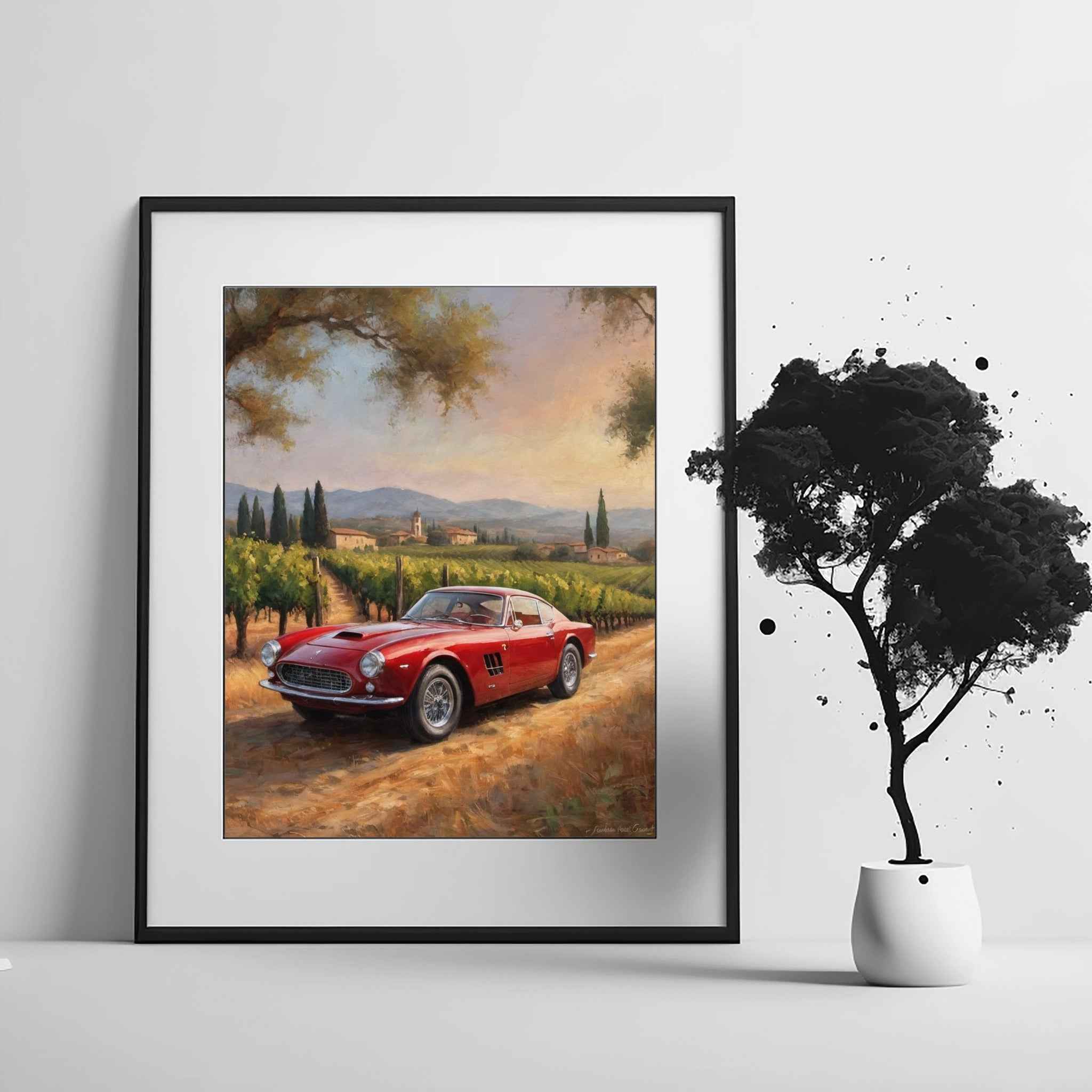 1963 Italian GT Berlinetta - Tuscany Edition | Poster Canvas - AquilVision