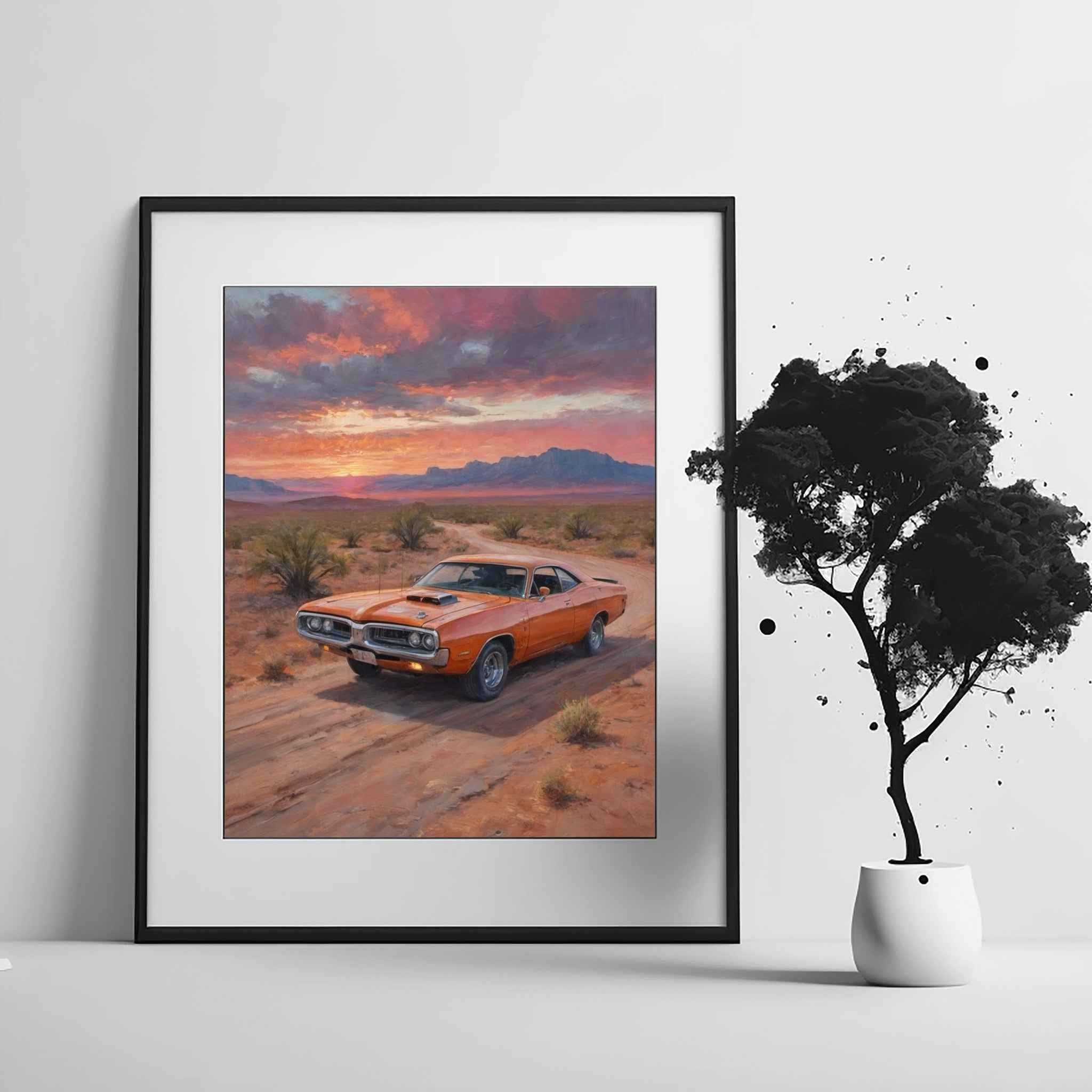 1971 Super Bee Spirit - Desert Edition | Poster Canvas