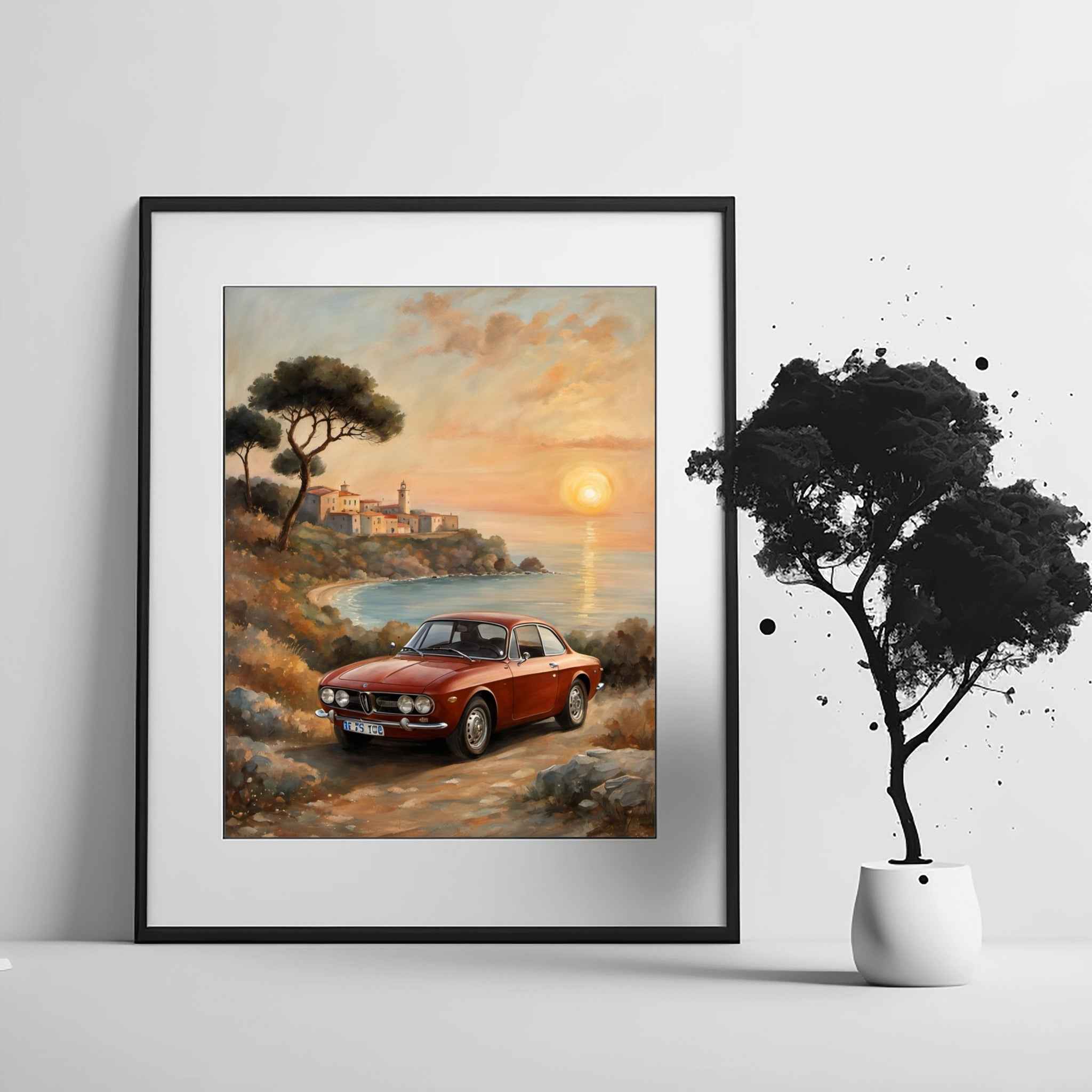 1972 Lancia Rally Warrior - Sunset Edition | Poster Canvas
