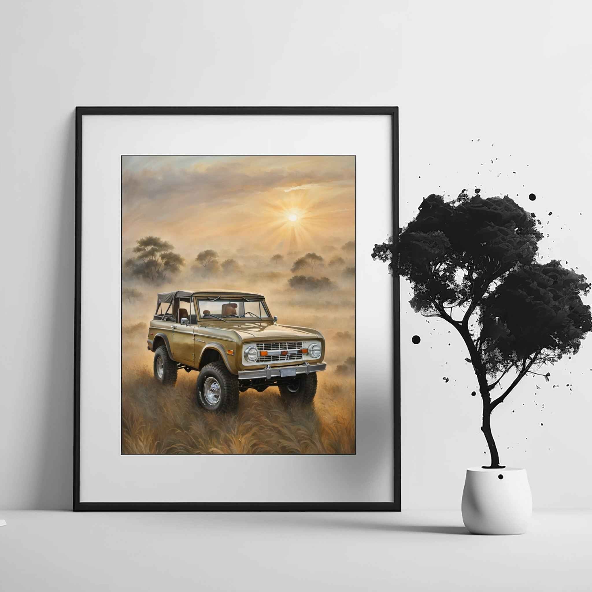 1973 FirstGen Bronco Spirit - Safari Edition | Poster Canvas