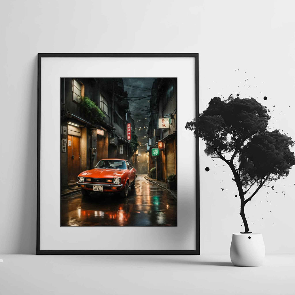 1974 Japanese GT Pioneer - Tokio Edition | Poster Canvas - AquilVision
