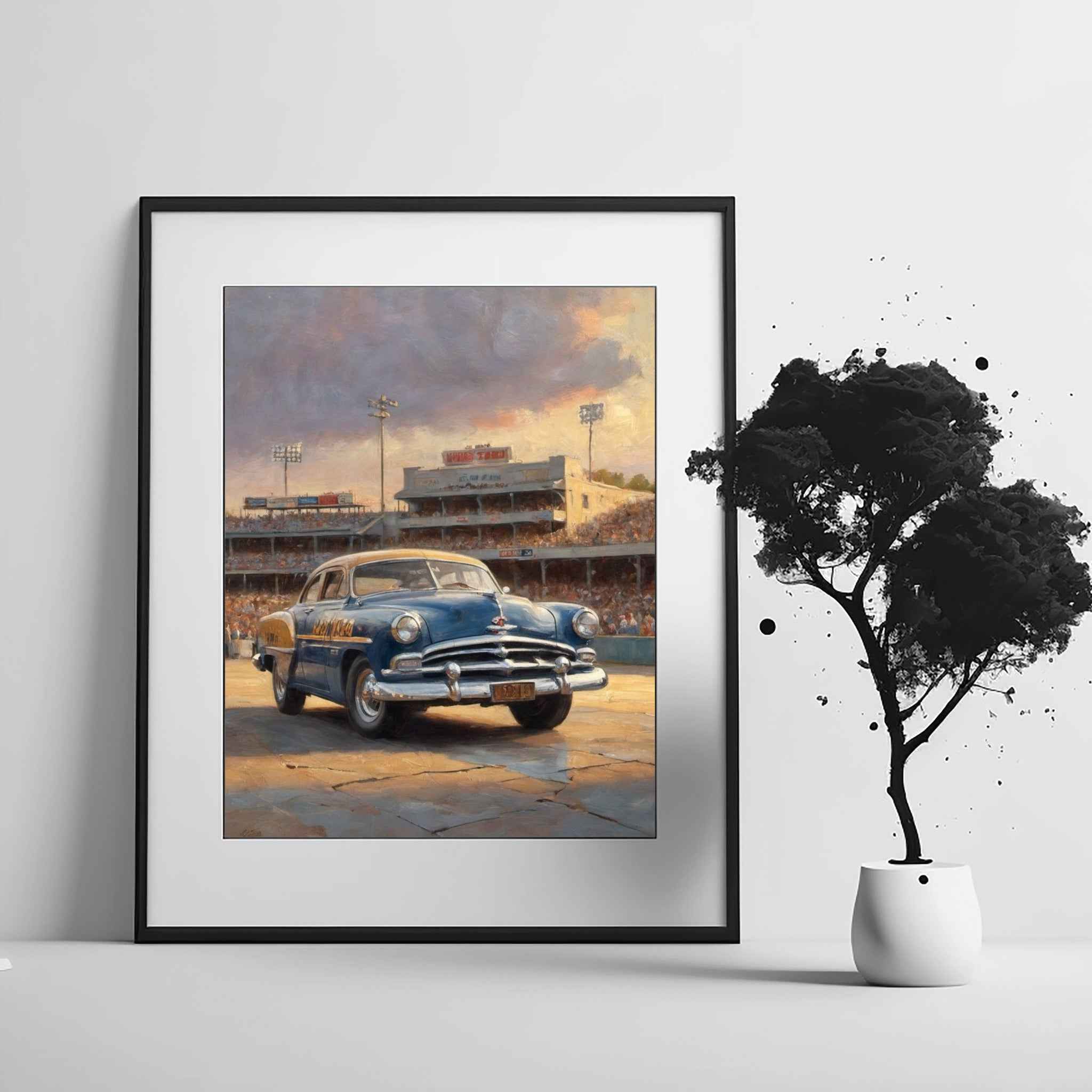 1953 StepDown Racing Legend - Sunset Edition | Poster Canvas
