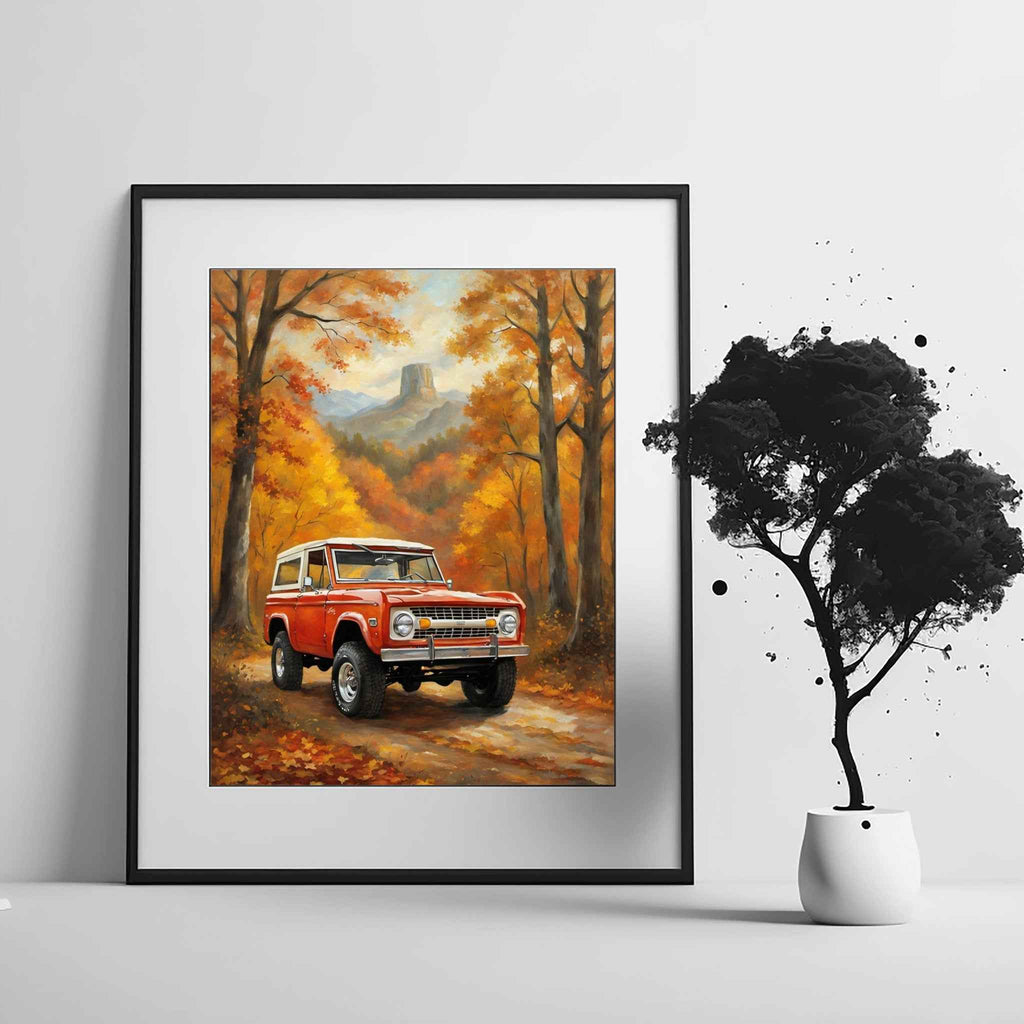 1973 FirstGen Bronco Spirit - Autumn Edition | Poster Canvas