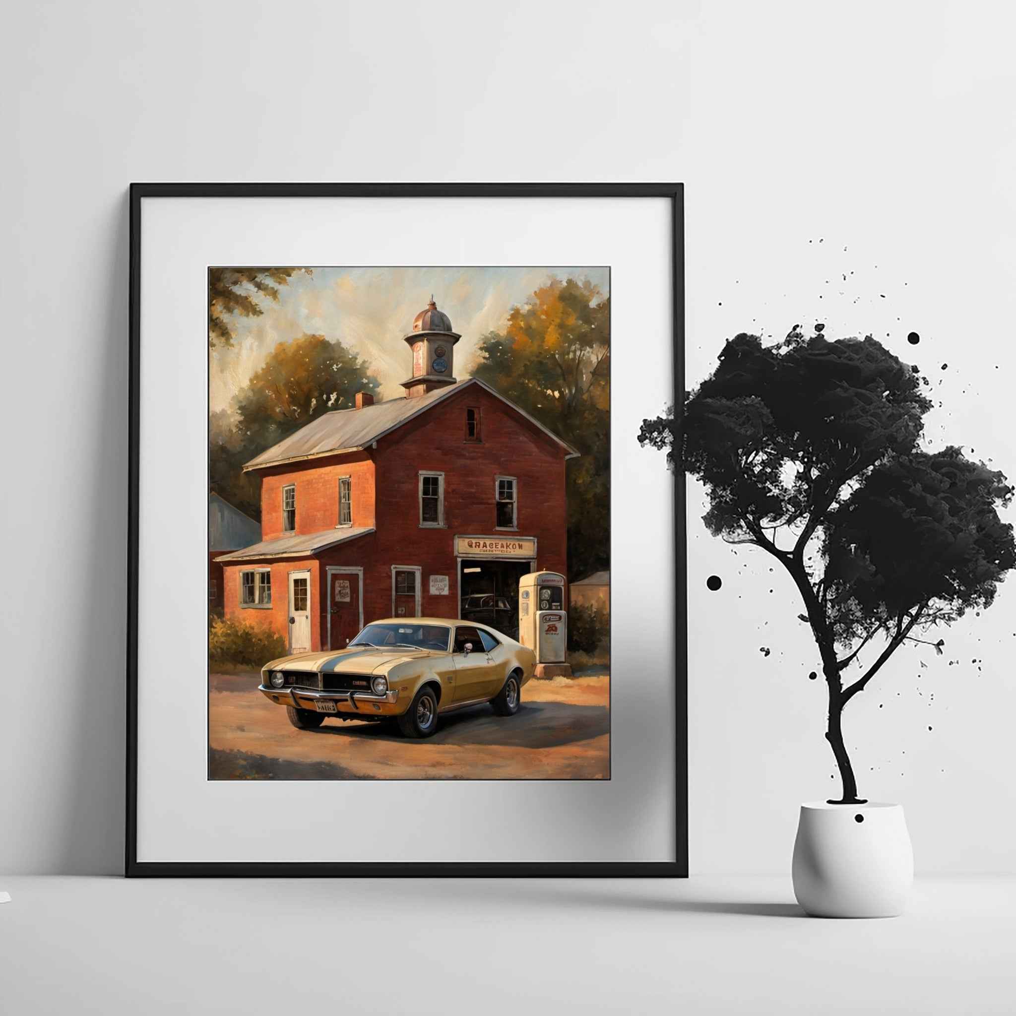 1968 AMC Javelin Spirit - Garage Edition | Poster Canvas - AquilVision