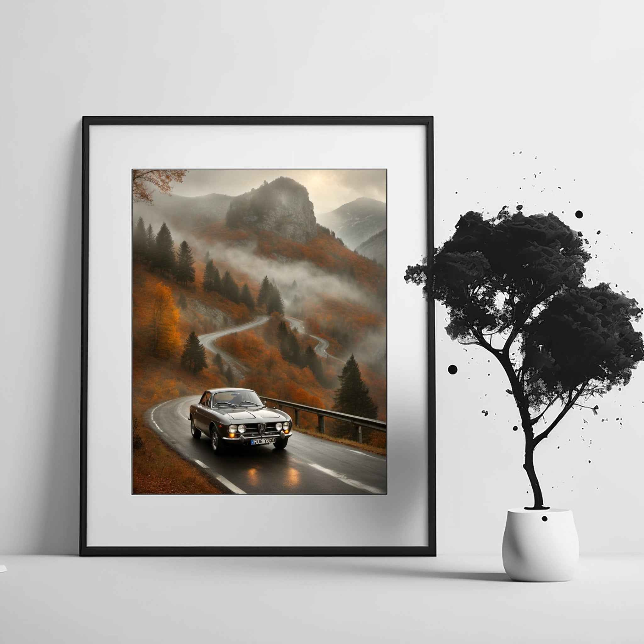 1972 Lancia Rally Warrior - Mountain Edition | Poster Canvas - AquilVision
