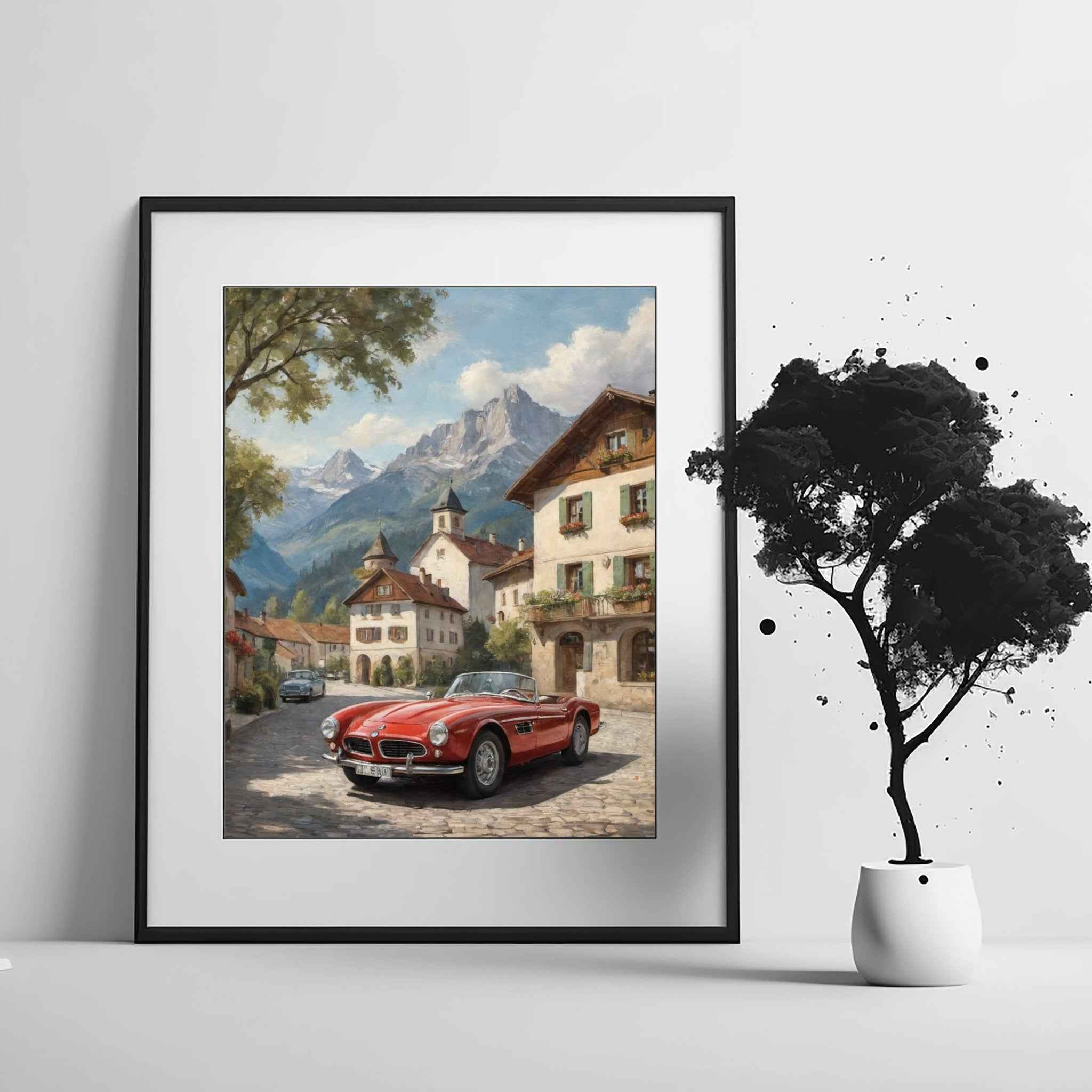 1957 Bavarian Roadster Dream - Alpine Edition | Poster Canvas